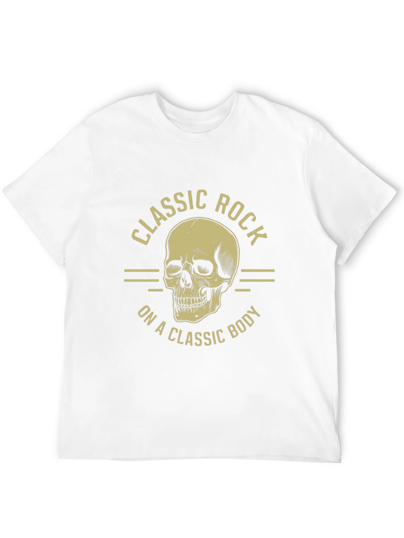 Classic Rock Skull Graphic T-Shirt