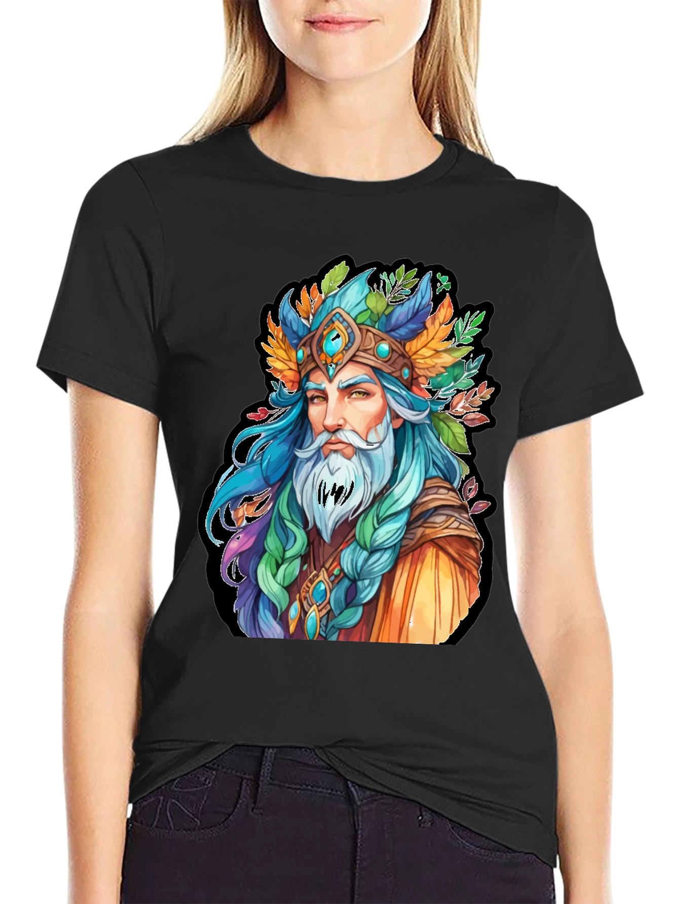 Mythical Wizard Graphic T-Shirt