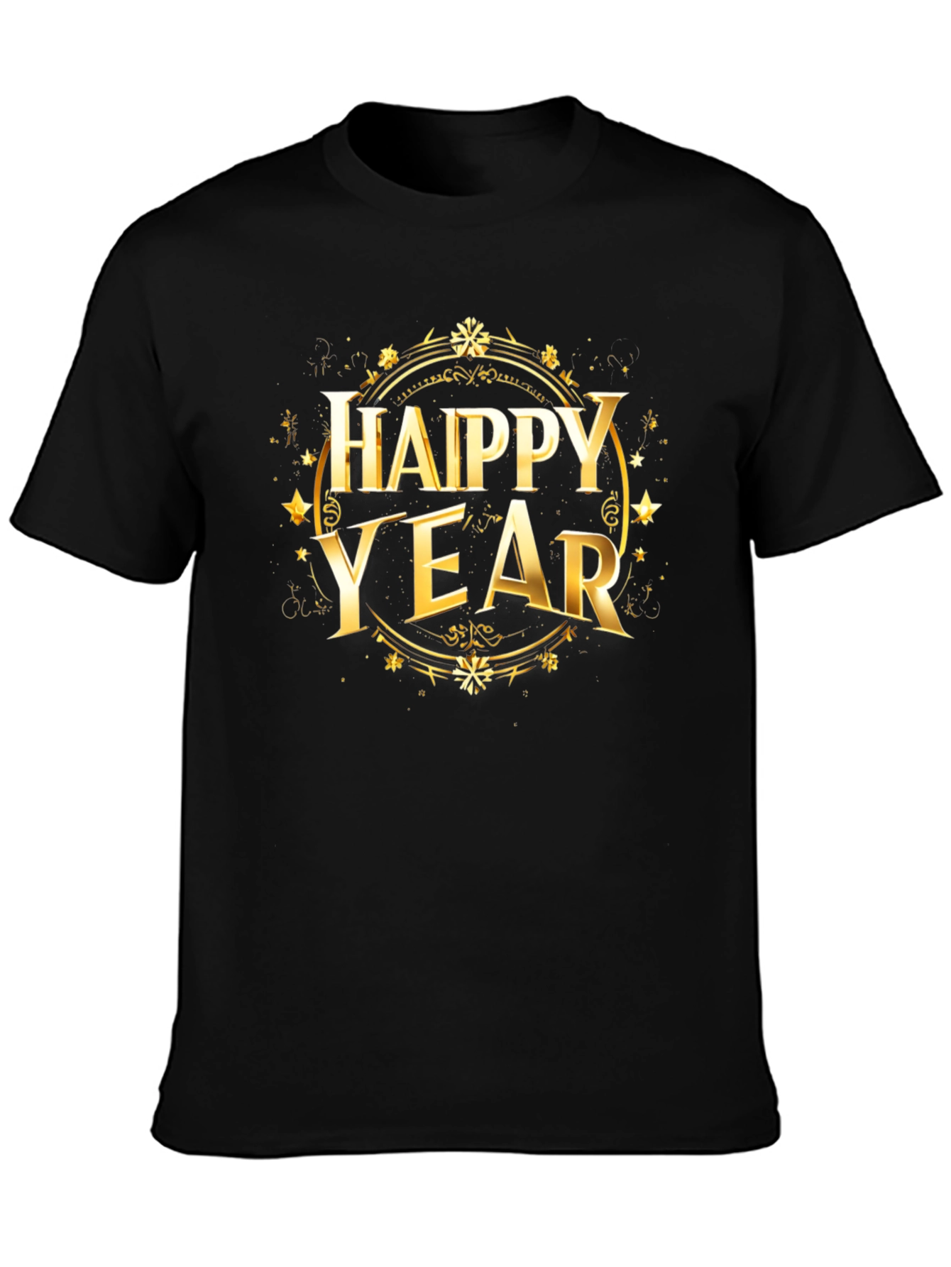 Happy Year Graphic Tee - Holiday Celebration T-Shirt