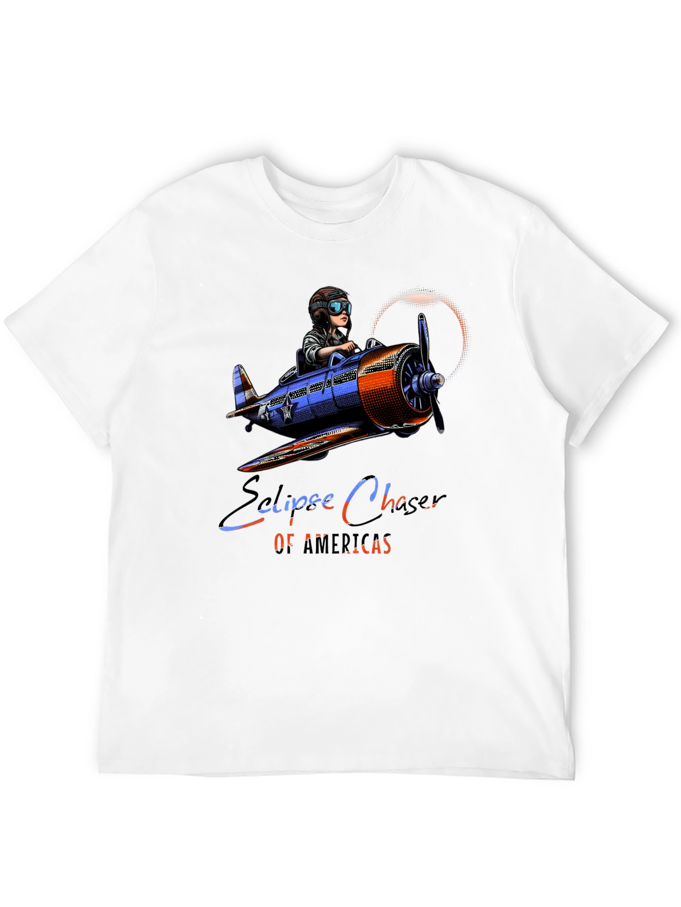Eclipse Chaser T-Shirt - Pilot Airplane Design