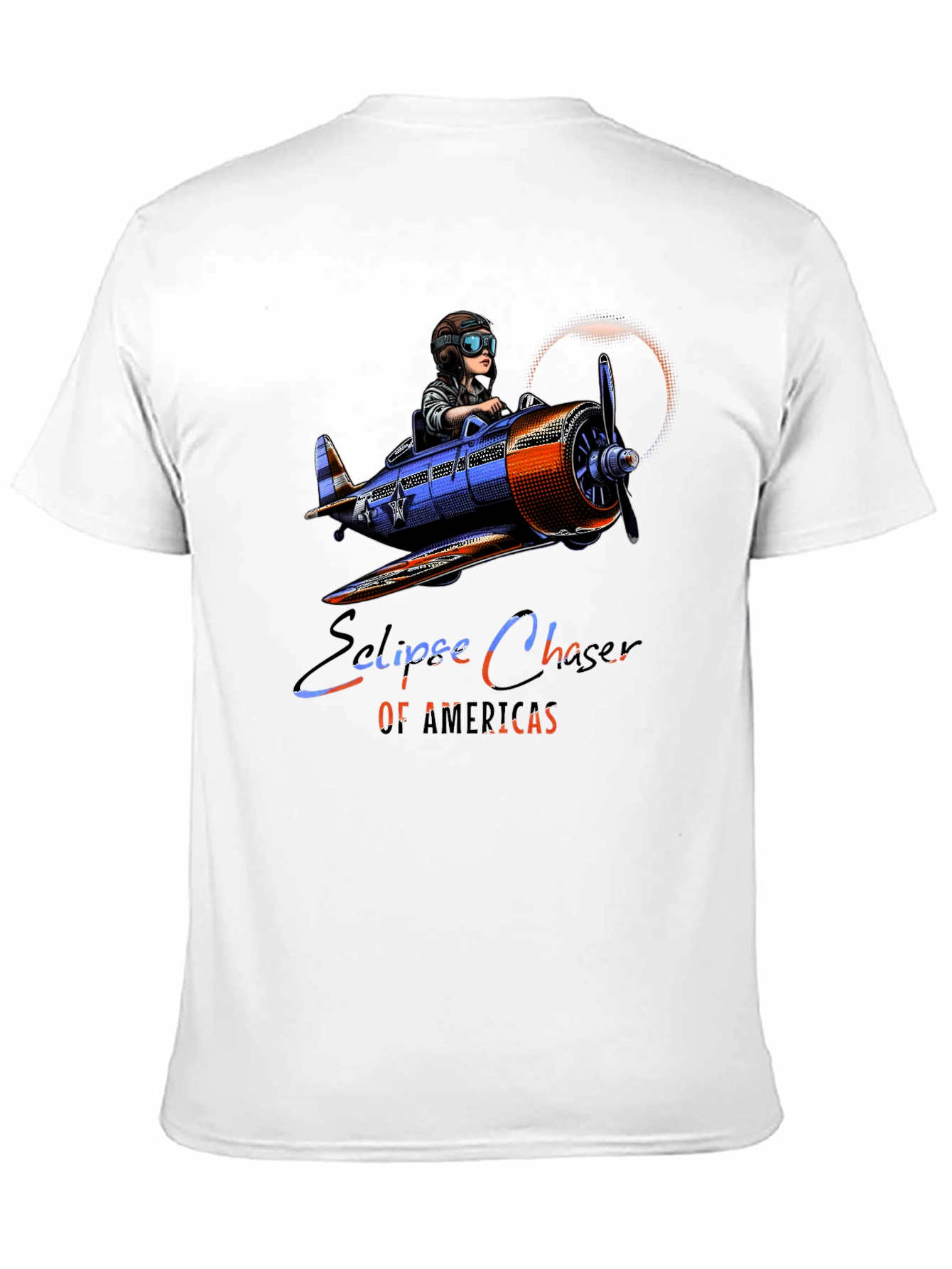 Eclipse Chaser T-Shirt - Pilot Airplane Design