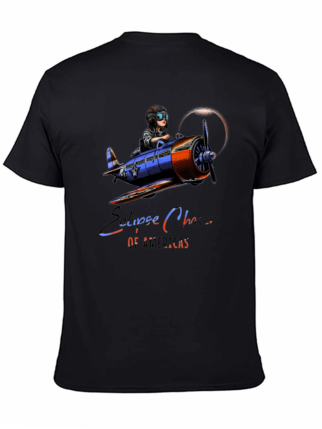 Eclipse Chaser T-Shirt - Pilot Airplane Design