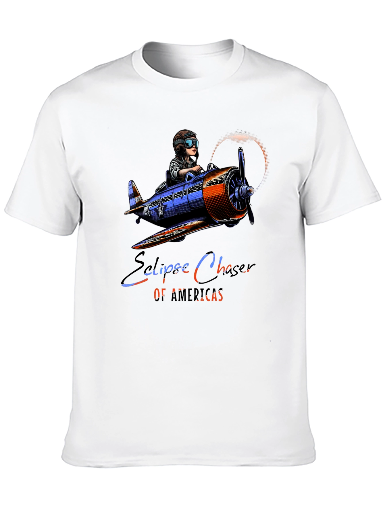 Eclipse Chaser T-Shirt - Pilot Airplane Design