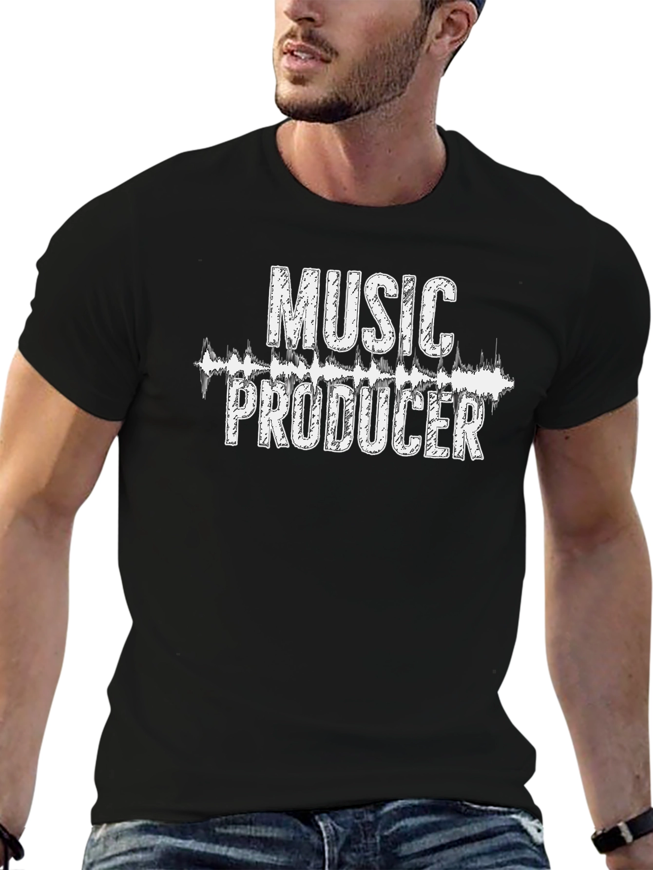 Music Producer T-Shirt - Black Graphic Tee