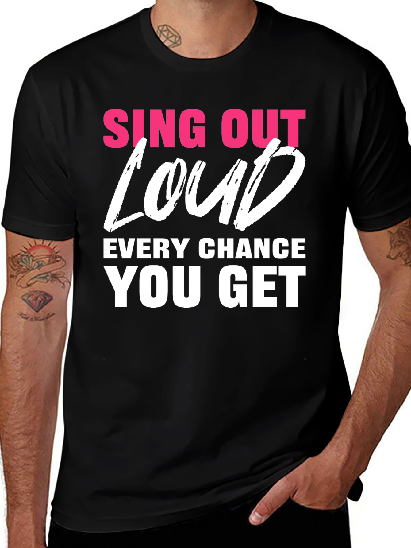 Sing Out Loud T-Shirt - Motivational Tee