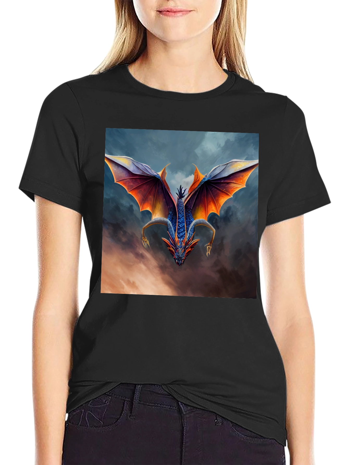 Dragon Art Black T-Shirt