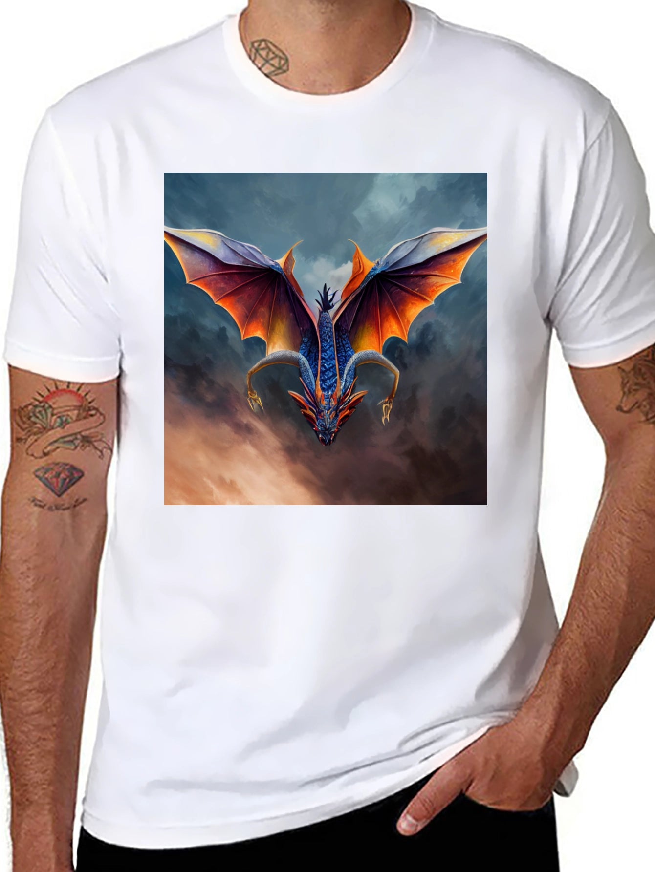 Dragon Art Black T-Shirt