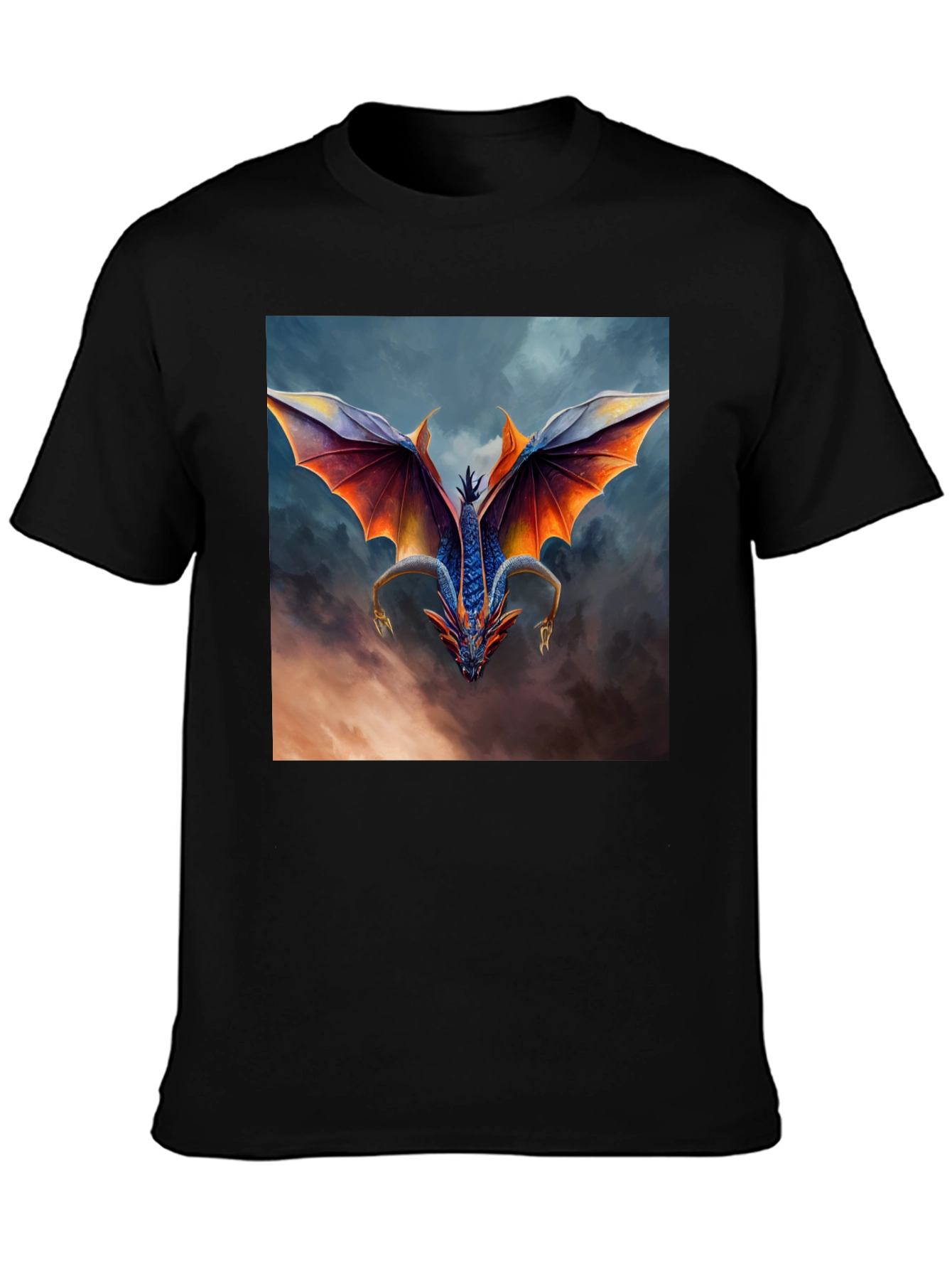 Dragon Art Black T-Shirt