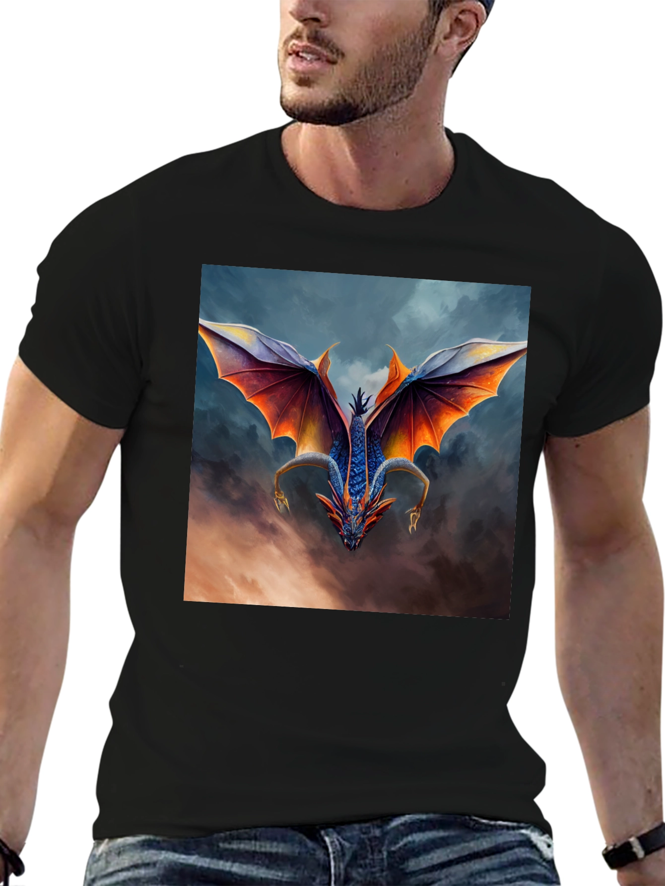 Dragon Art Black T-Shirt