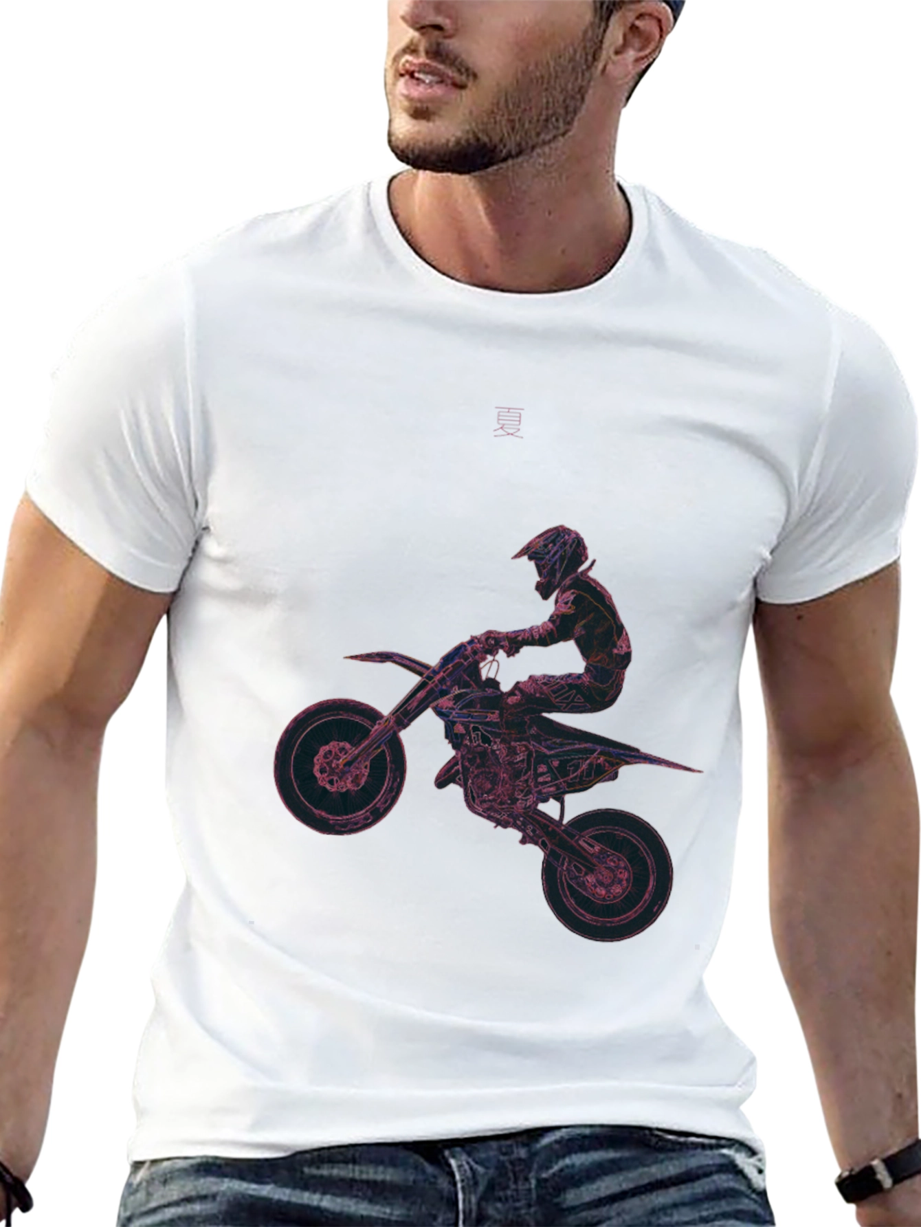 Motocross Rider Graphic T-Shirt