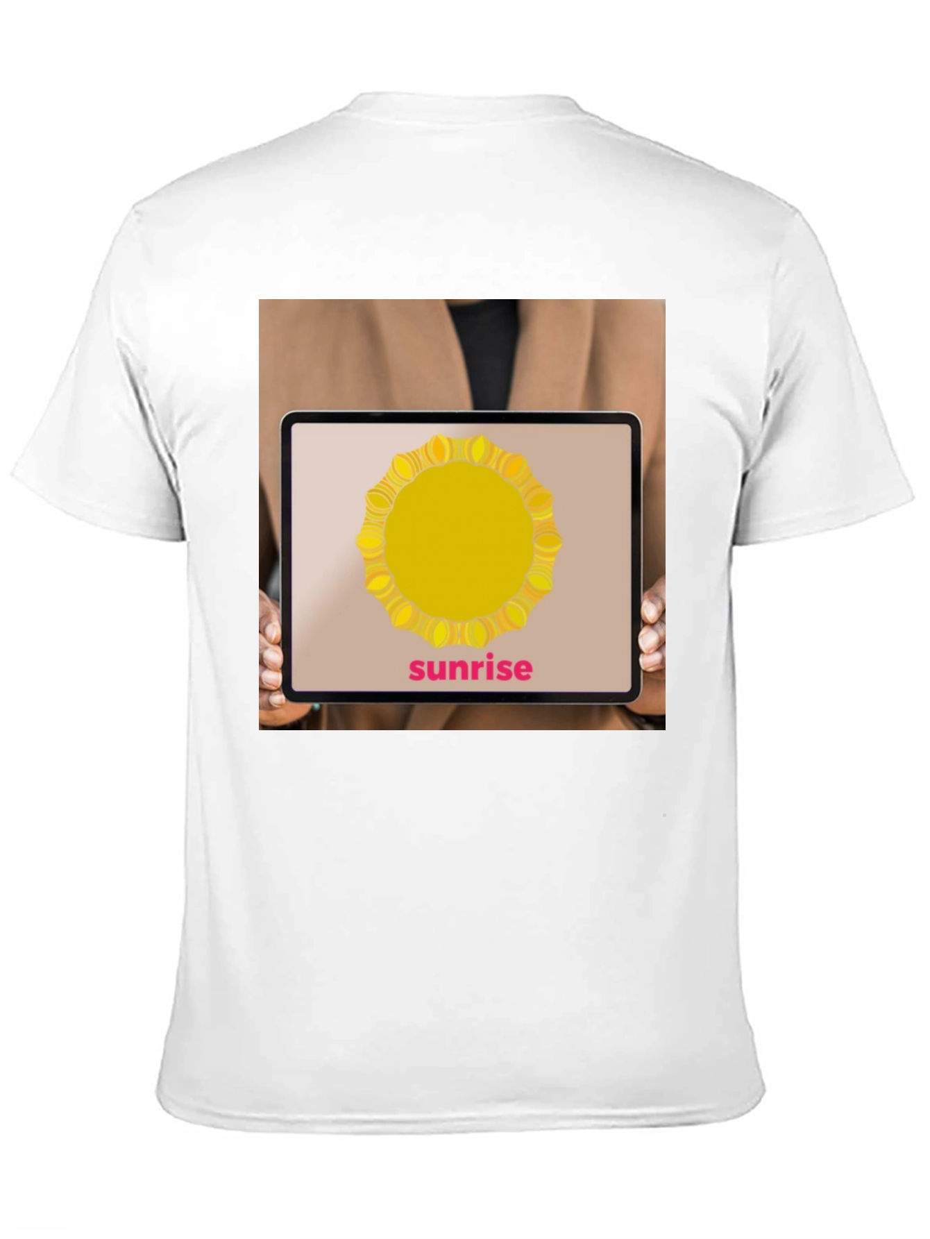 Sunrise Graphic T-Shirt - Stylish Black Tee