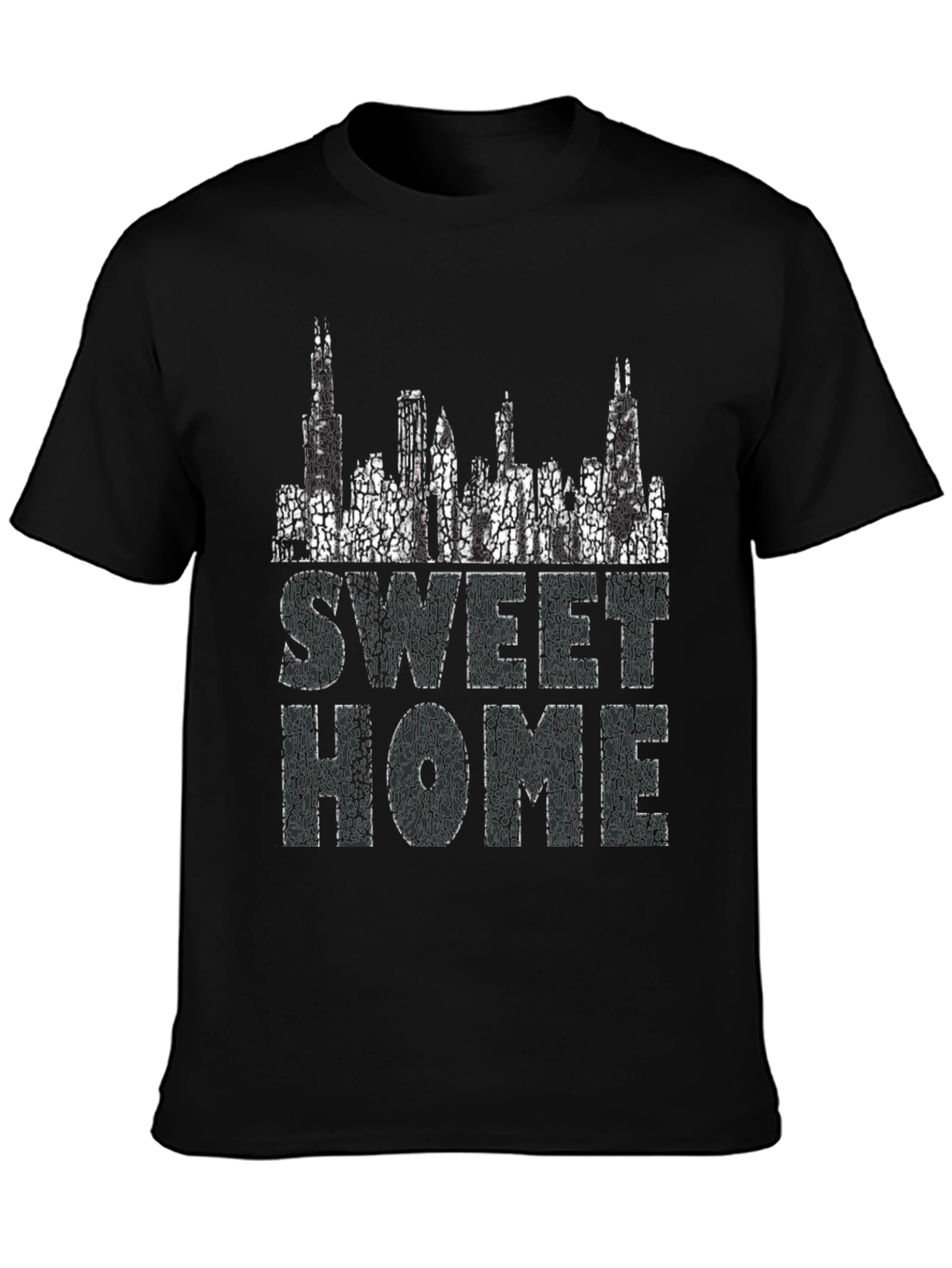 Sweet Home Chicago Graphic Tee - Black