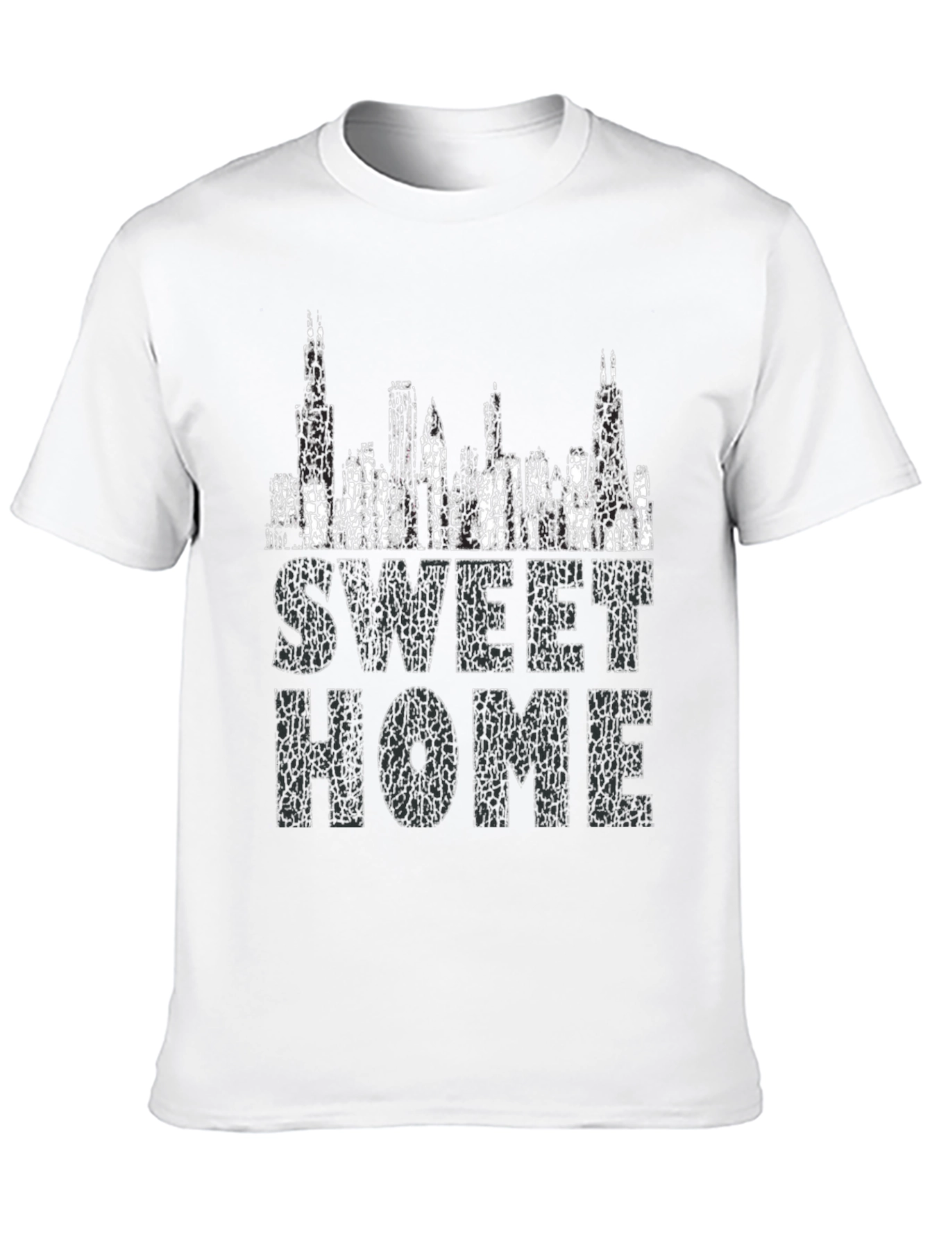 Sweet Home Chicago Graphic Tee - Black