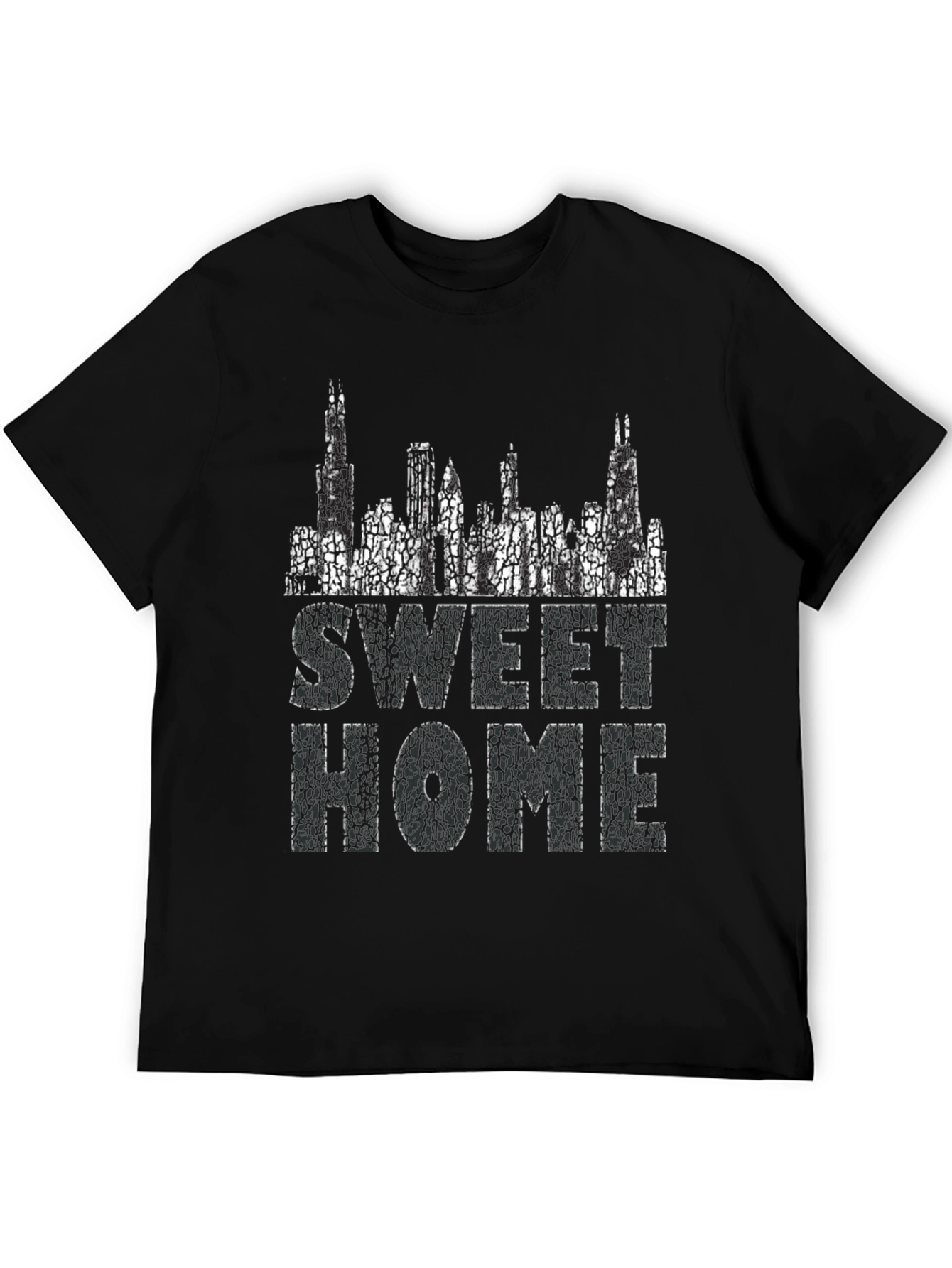 Sweet Home Chicago Graphic Tee - Black