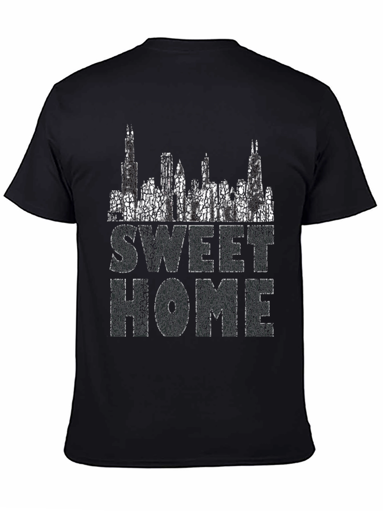 Sweet Home Chicago Graphic Tee - Black