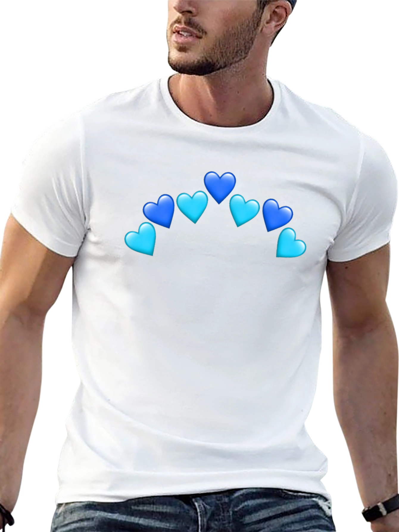 Heart Emoji Graphic Tee - Black T-Shirt