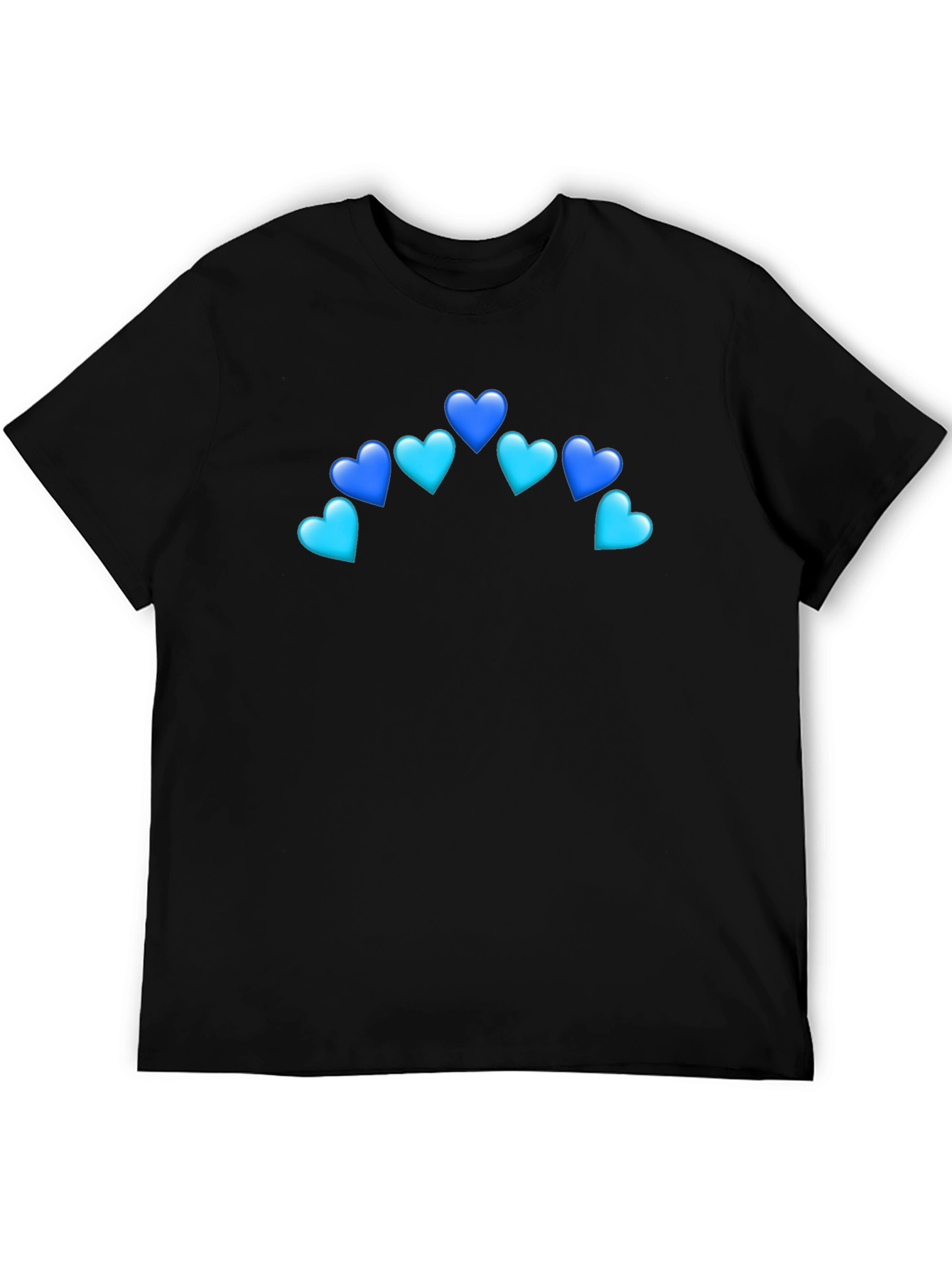 Heart Emoji Graphic Tee - Black T-Shirt