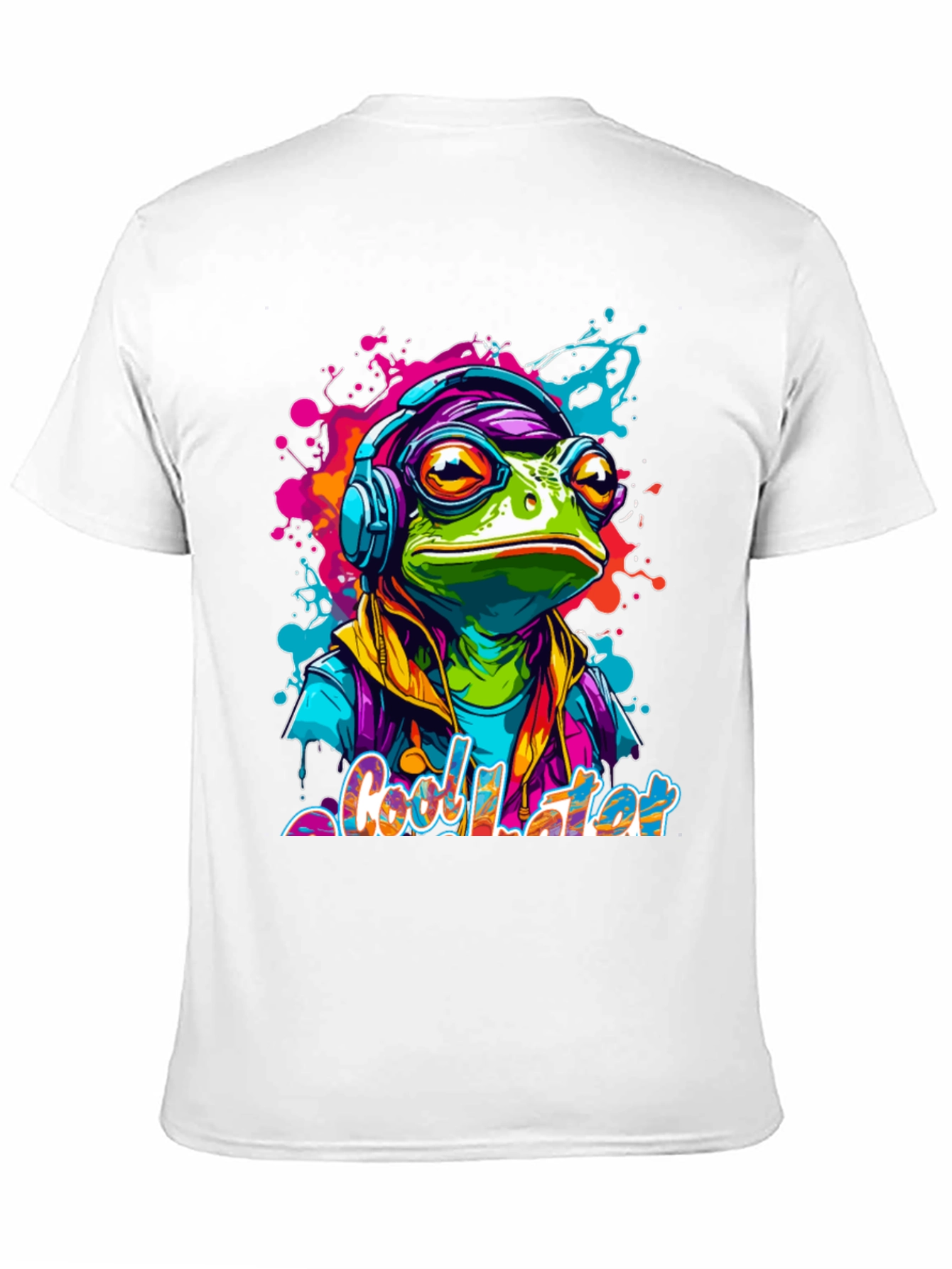 Cool Frog Later Graphic Tee - Funky Design