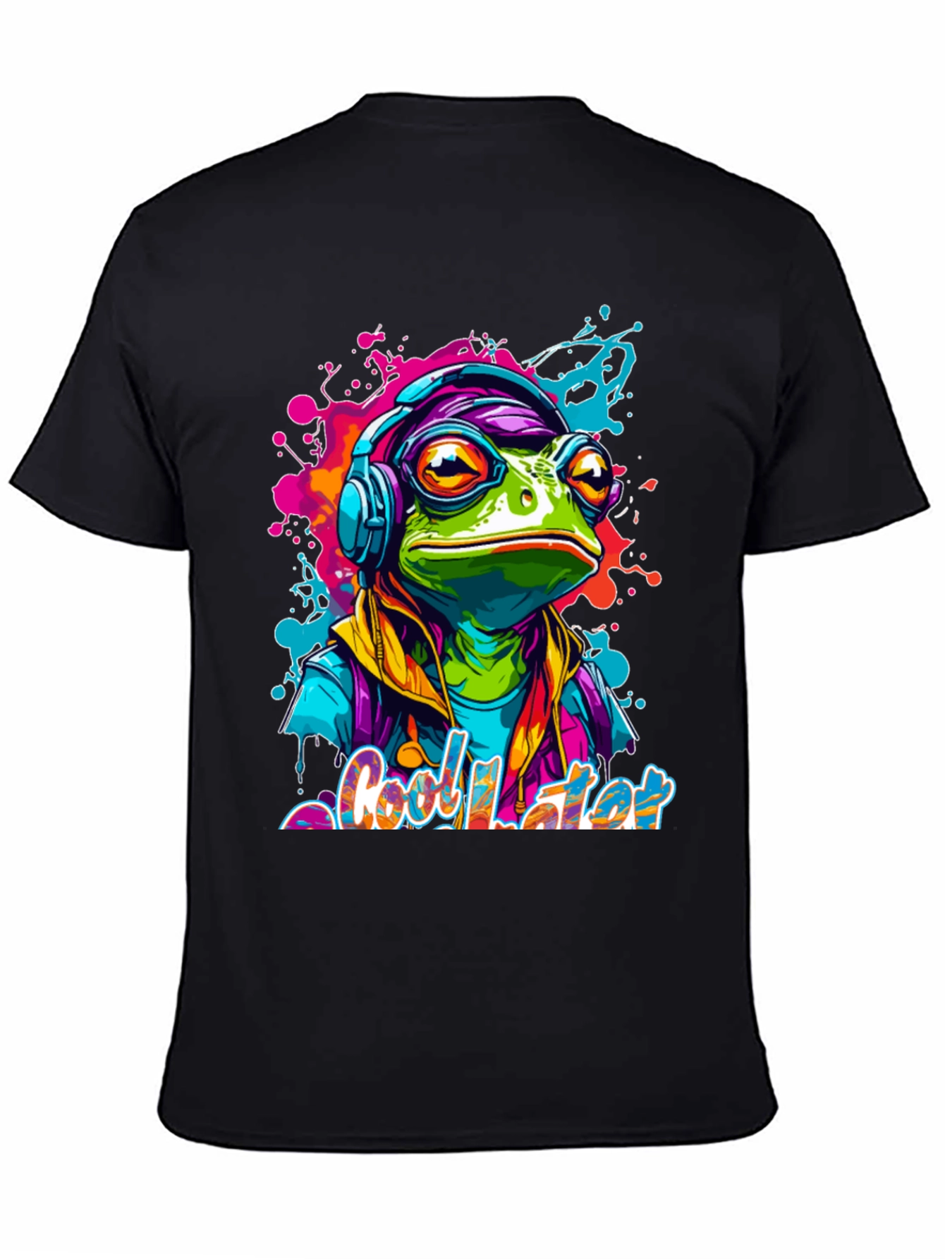 Cool Frog Later Graphic Tee - Funky Design