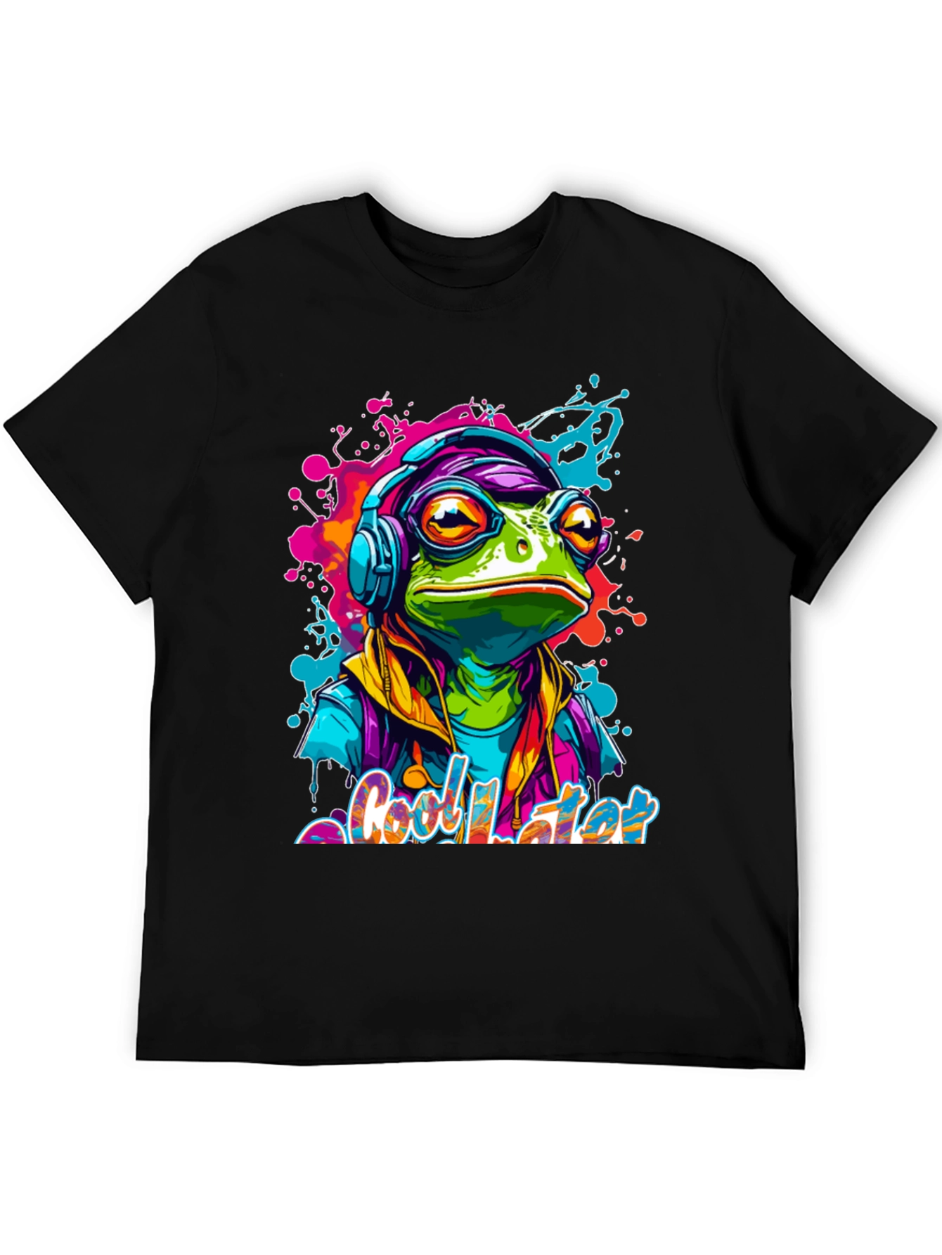 Cool Frog Later Graphic Tee - Funky Design