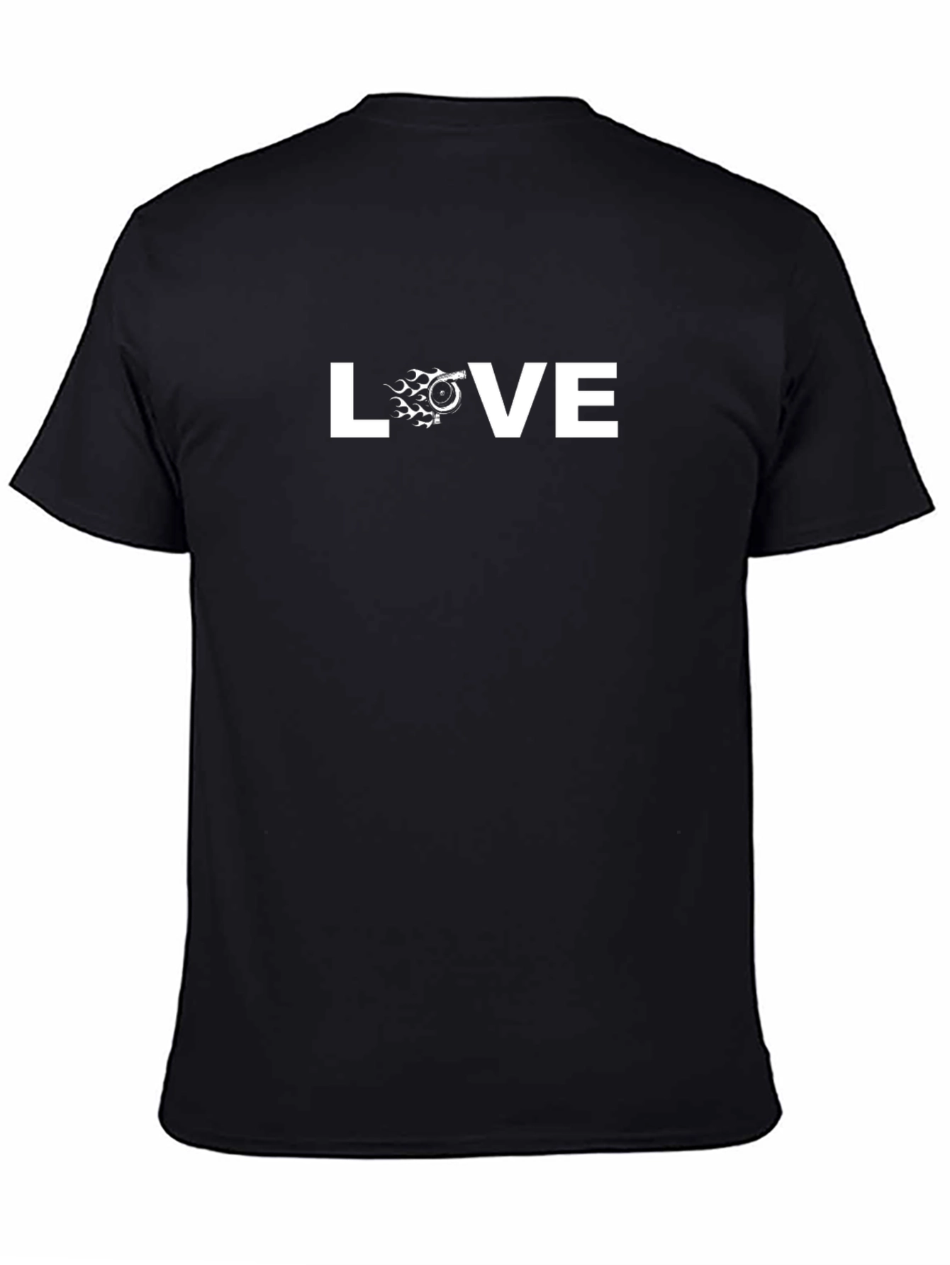 Turbo Love Black T-Shirt - Car Enthusiast
