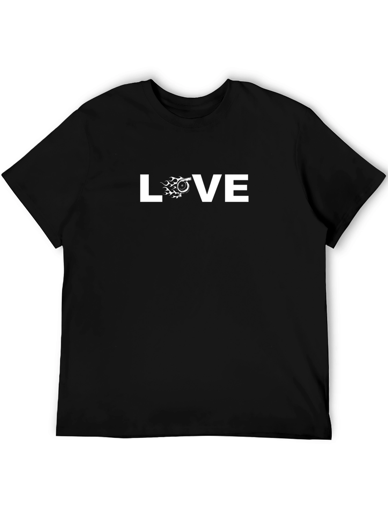 Turbo Love Black T-Shirt - Car Enthusiast