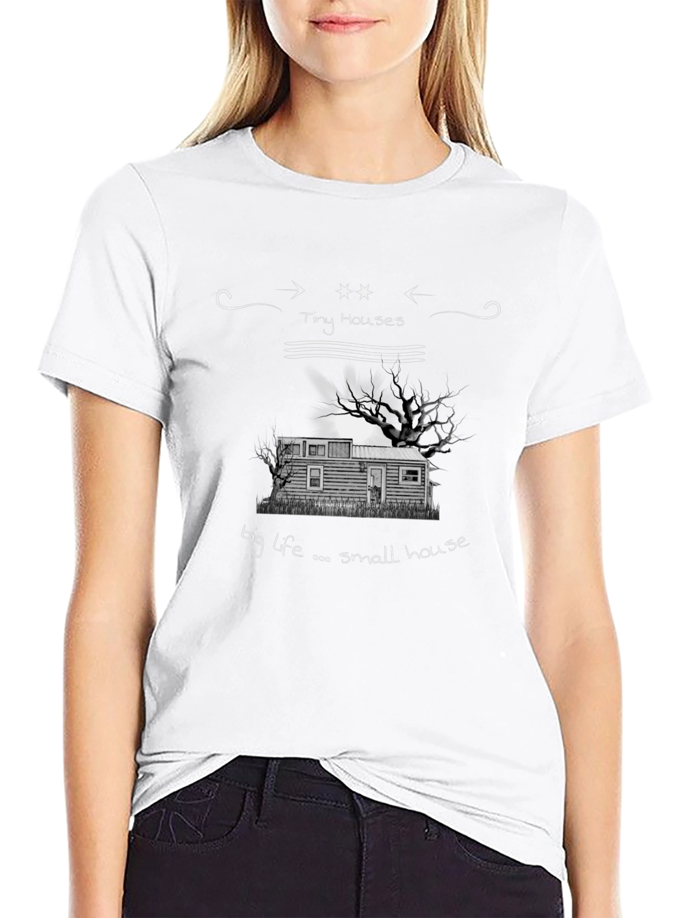 Tiny Houses Big Life Tee