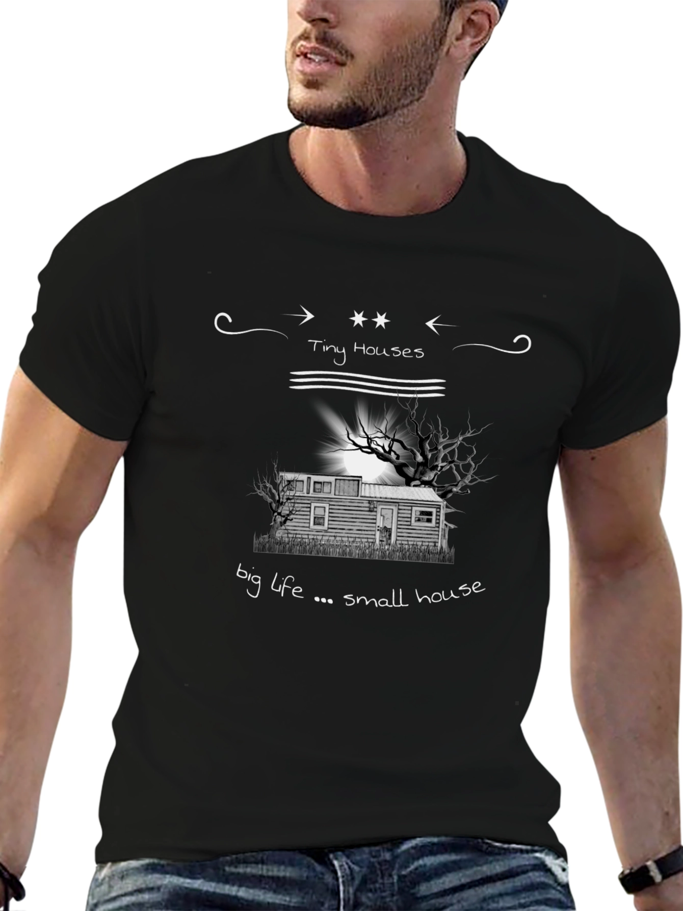 Tiny Houses Big Life Tee