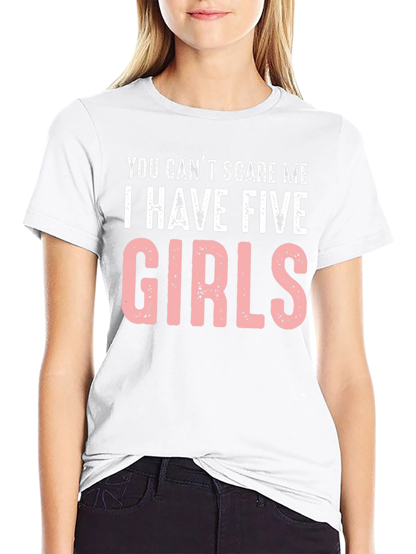 Five Girls T-Shirt - Funny Dad Tee