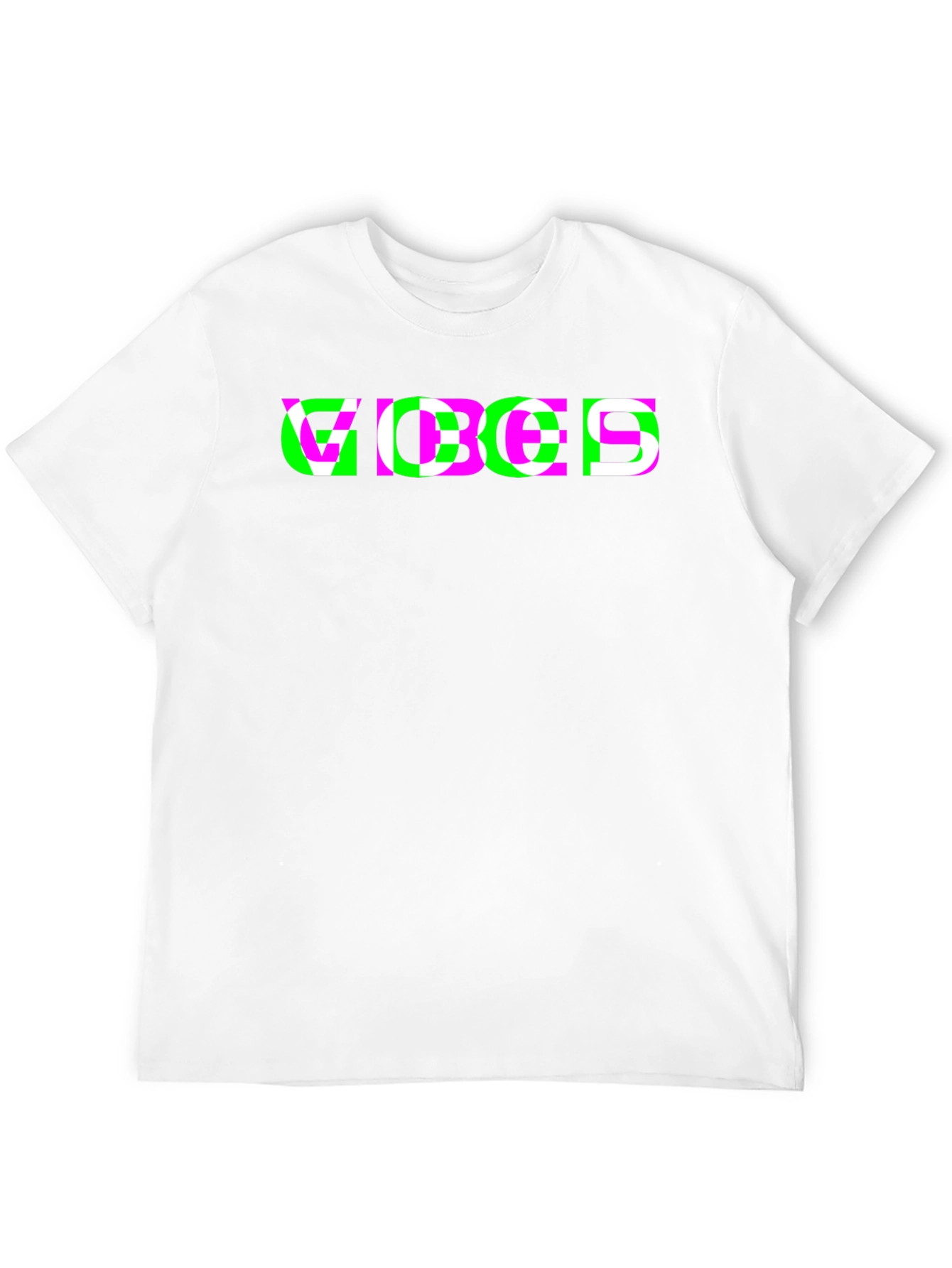 Vibes Graphic Tee - Trendy Black T-Shirt