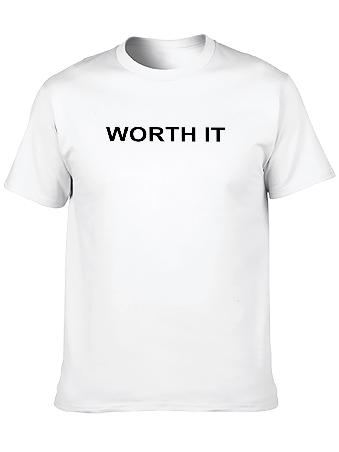 Worth It Black Graphic Tee