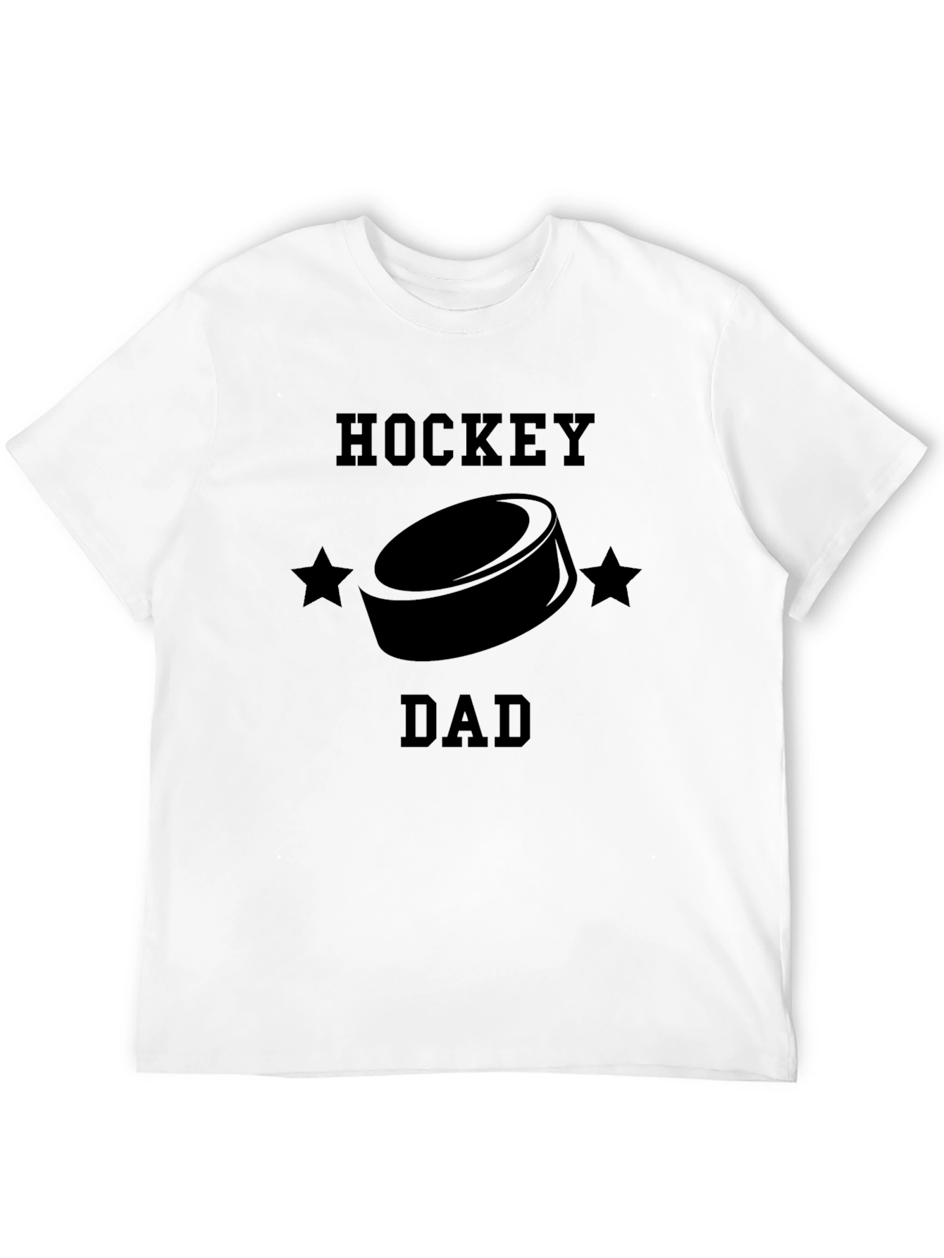 Hockey Dad Graphic T-Shirt - Black