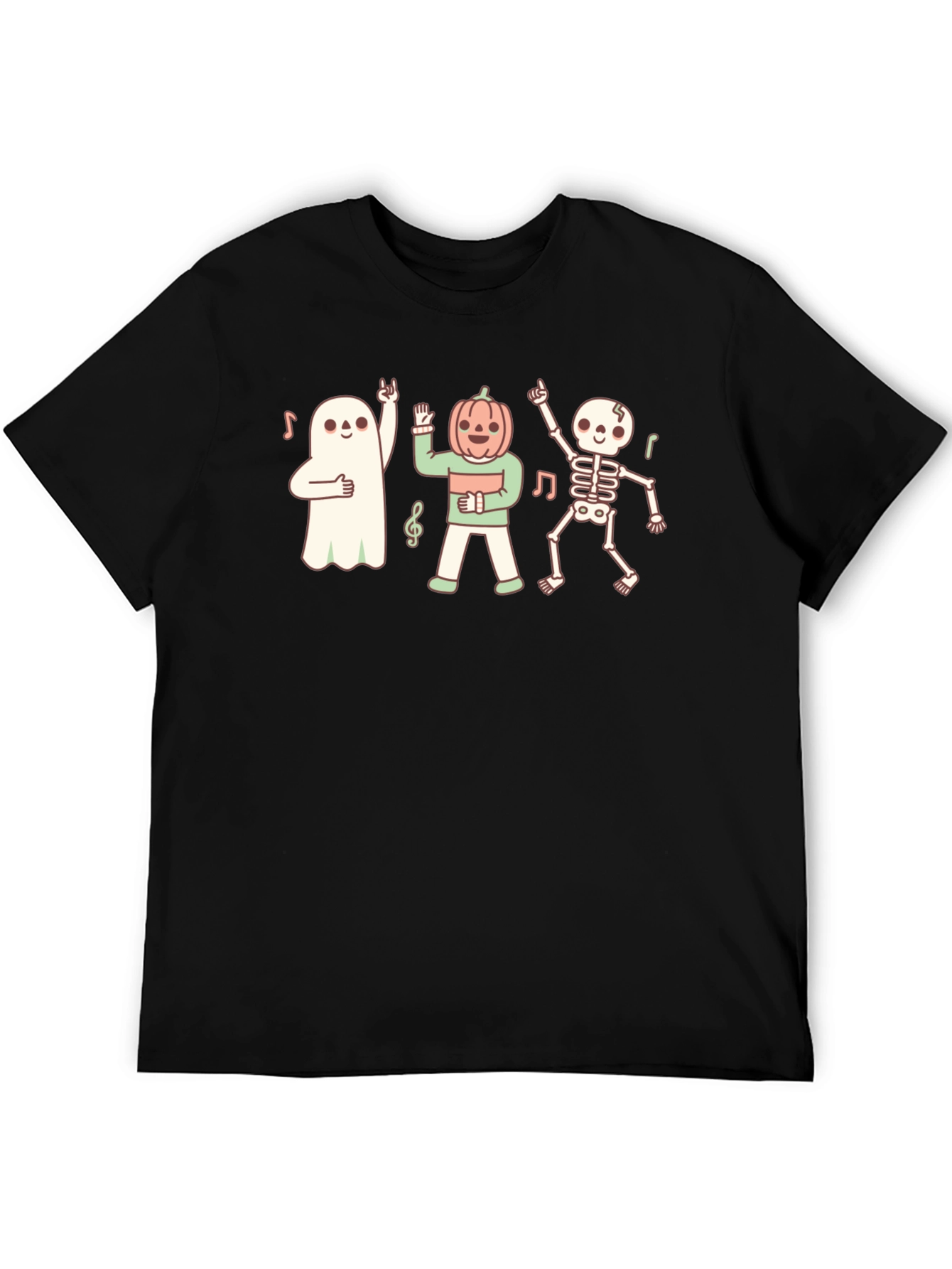 Halloween Party Tee: Ghost Pumpkin Skeleton Fun!