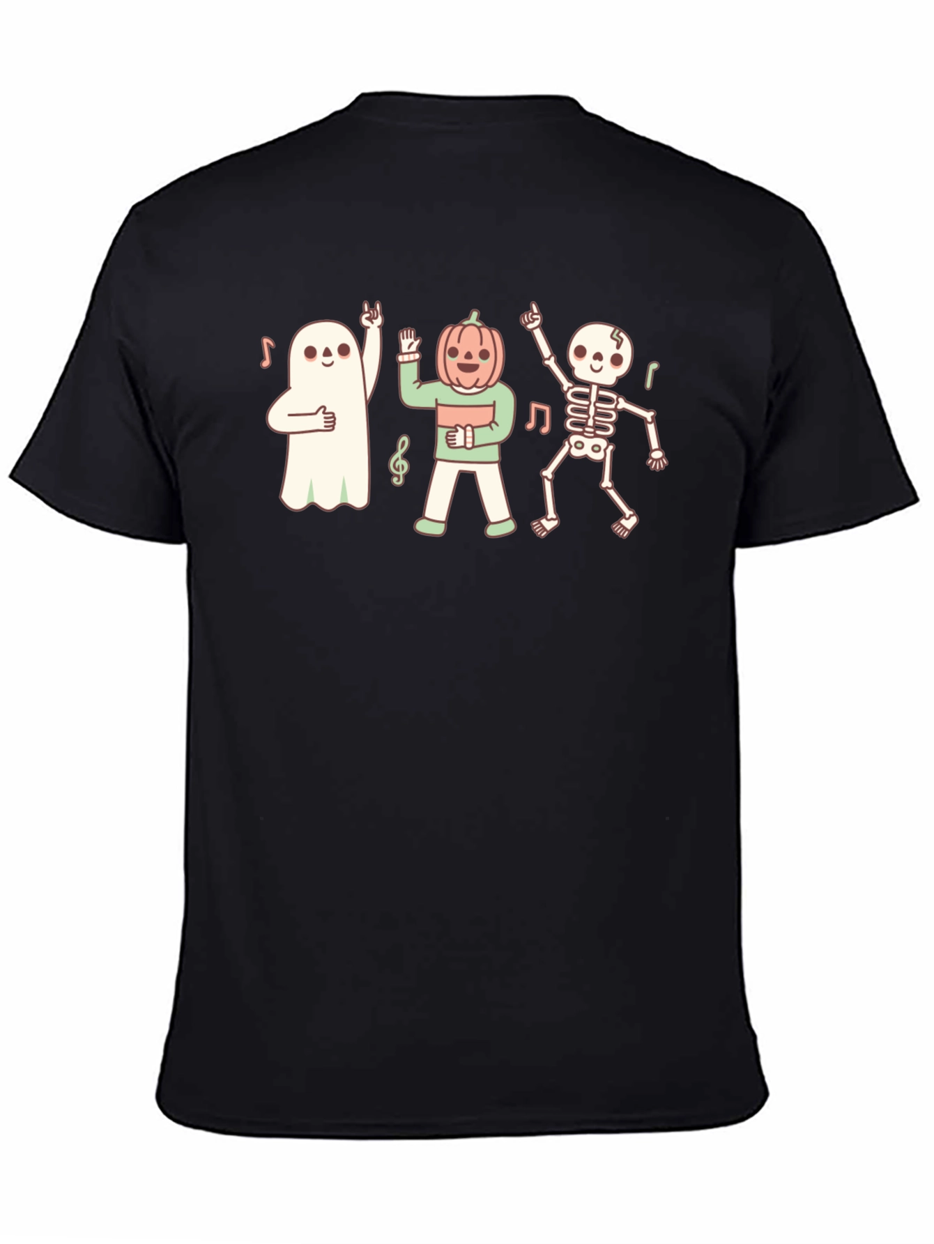 Halloween Party Tee: Ghost Pumpkin Skeleton Fun!