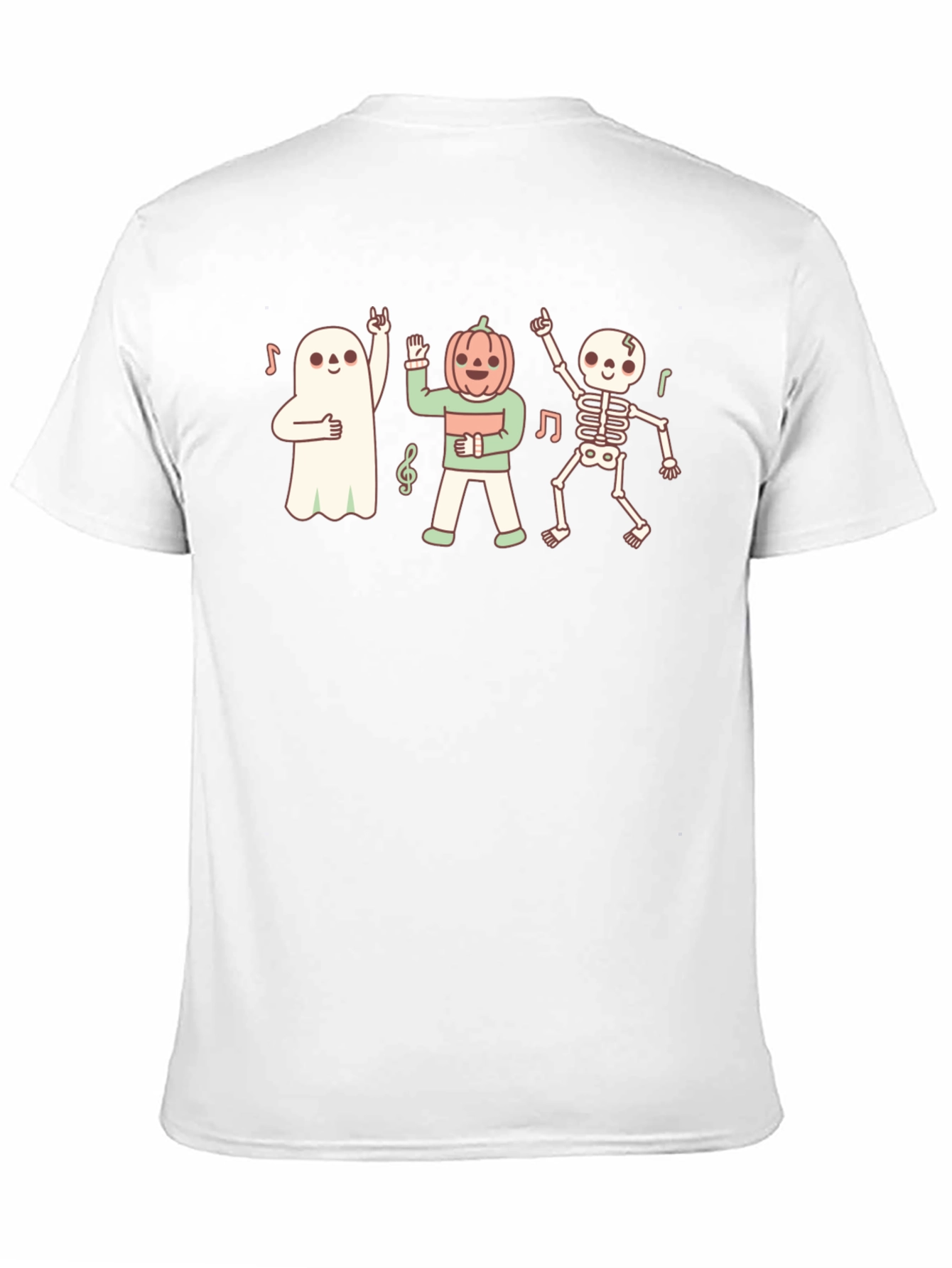 Halloween Party Tee: Ghost Pumpkin Skeleton Fun!