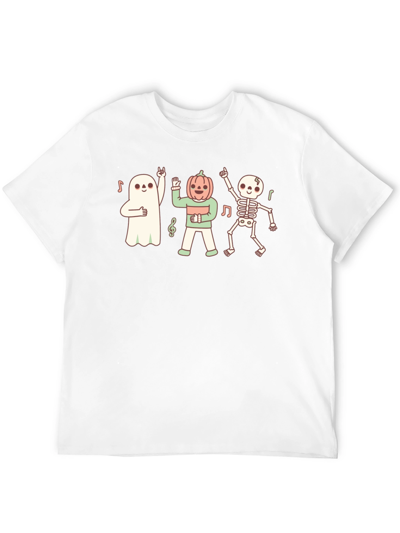 Halloween Party Tee: Ghost Pumpkin Skeleton Fun!