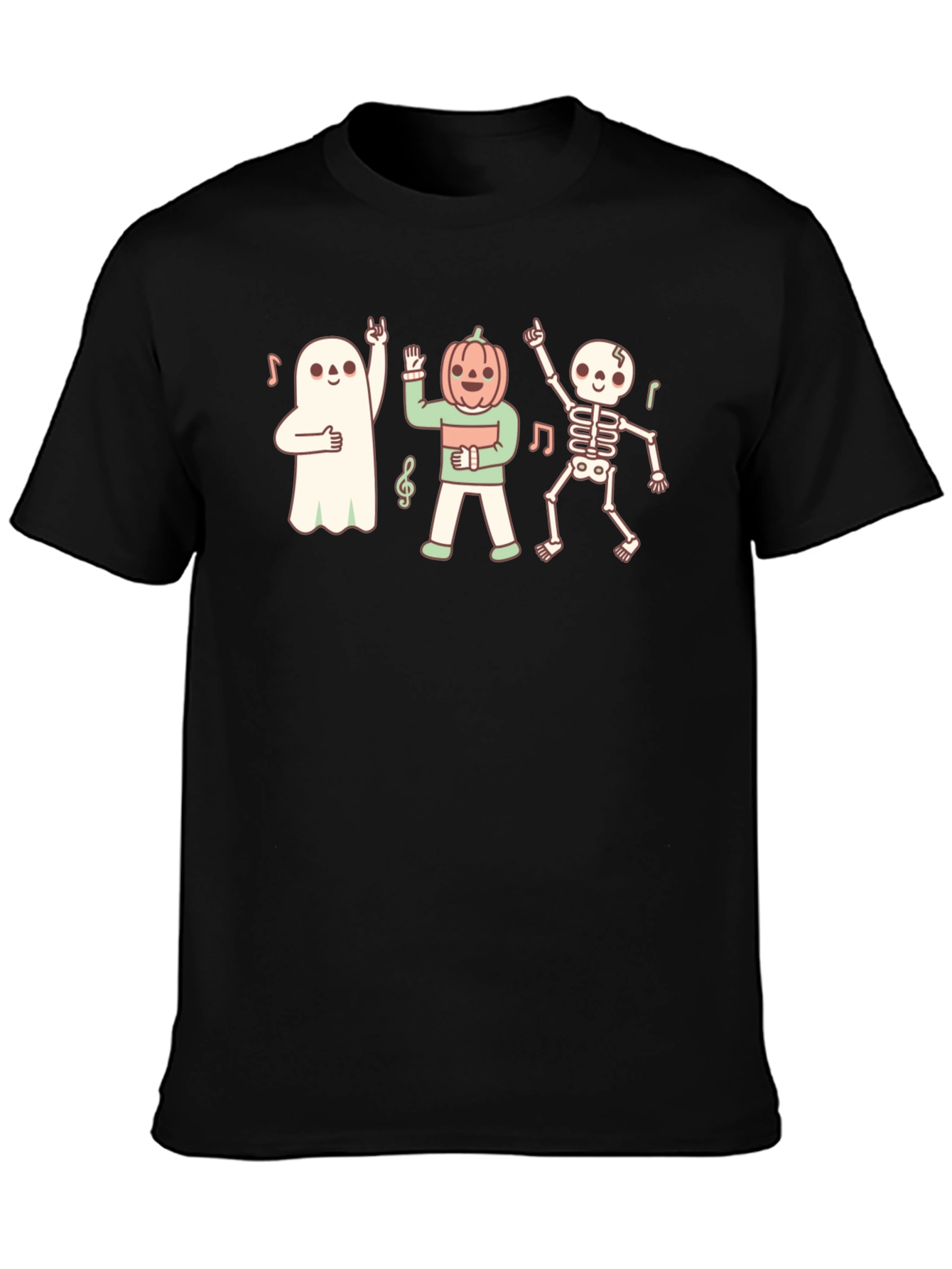 Halloween Party Tee: Ghost Pumpkin Skeleton Fun!