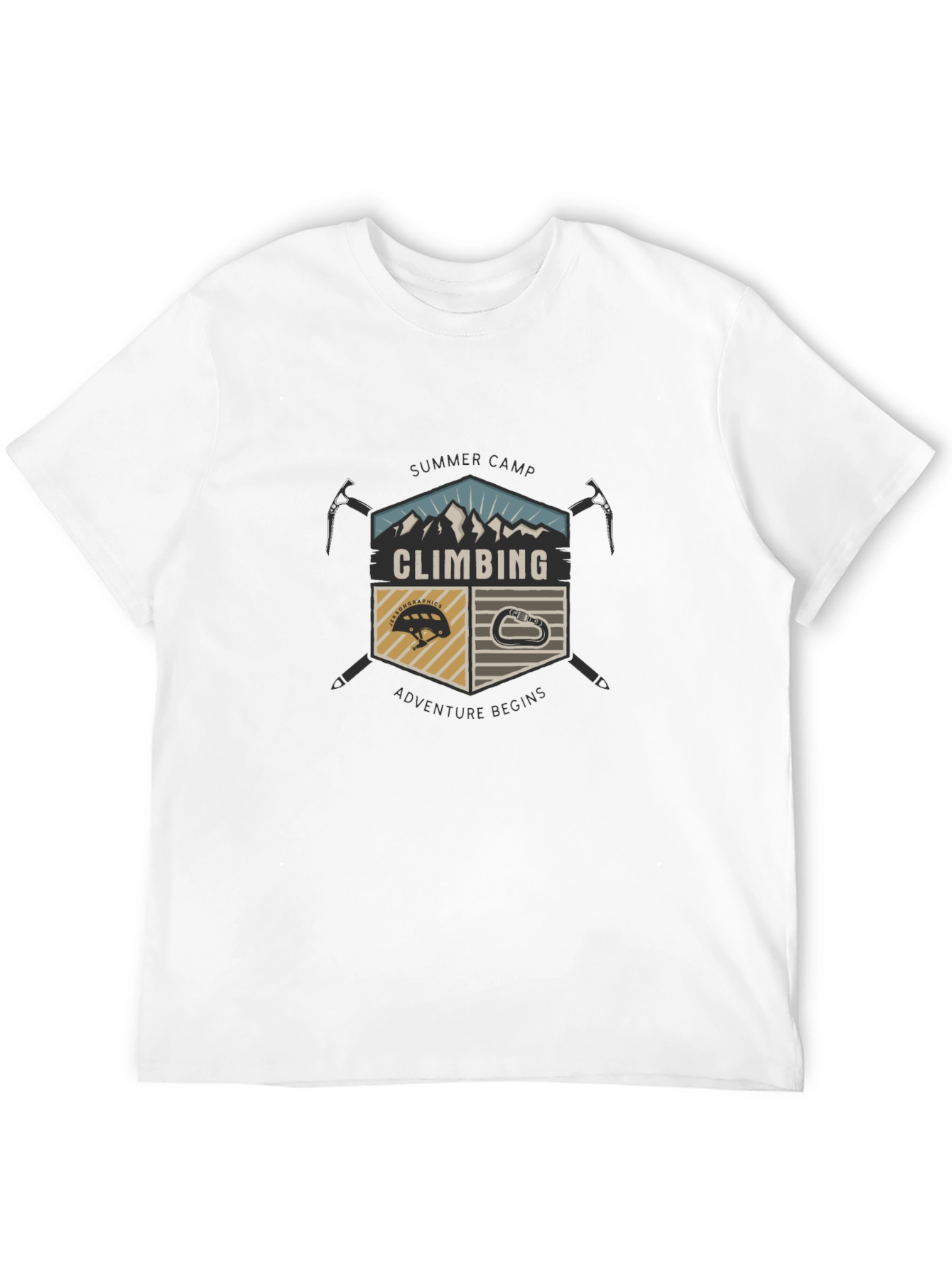 Climbing Summer Camp Graphic T-Shirt