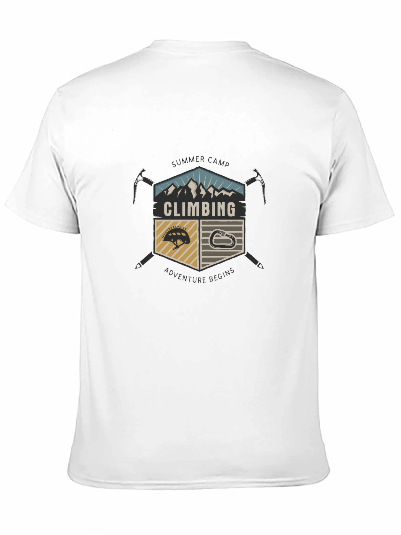 Climbing Summer Camp Graphic T-Shirt