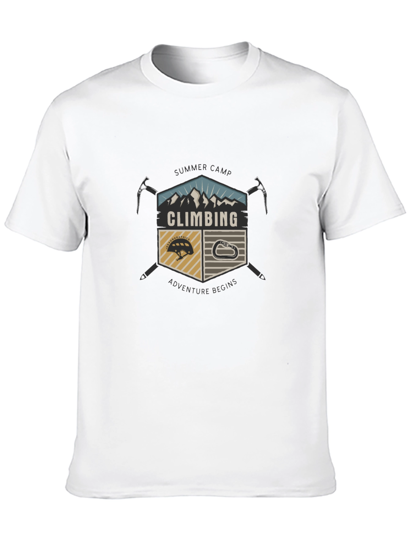 Climbing Summer Camp Graphic T-Shirt