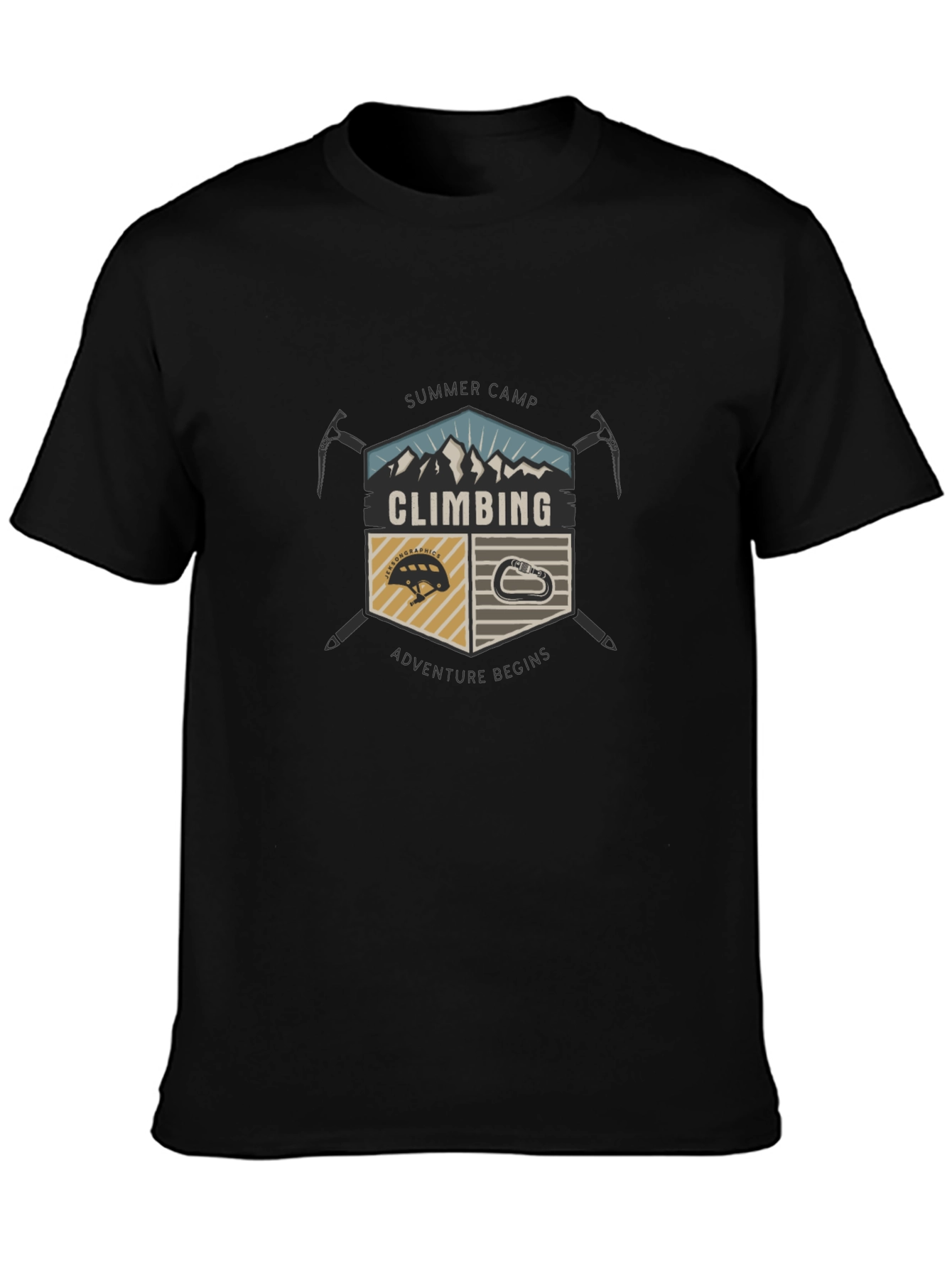Climbing Summer Camp Graphic T-Shirt