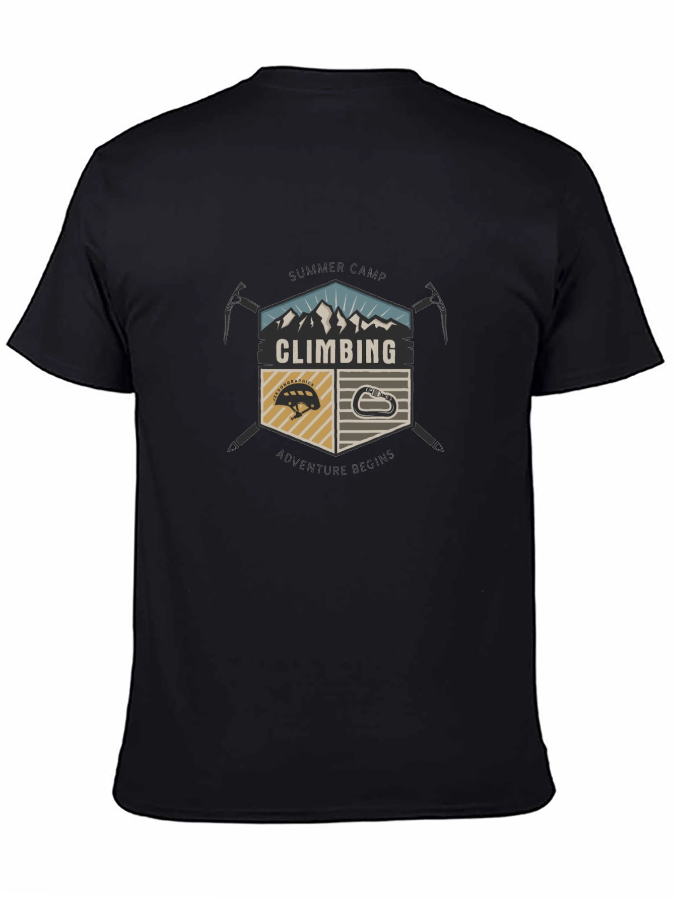 Climbing Summer Camp Graphic T-Shirt