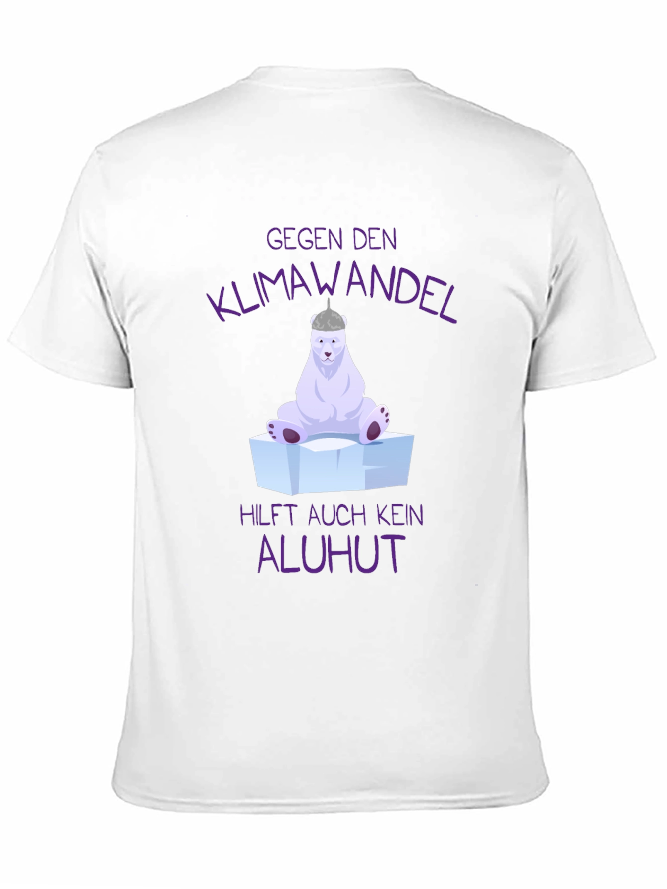 Climate Change Polar Bear Graphic T-Shirt