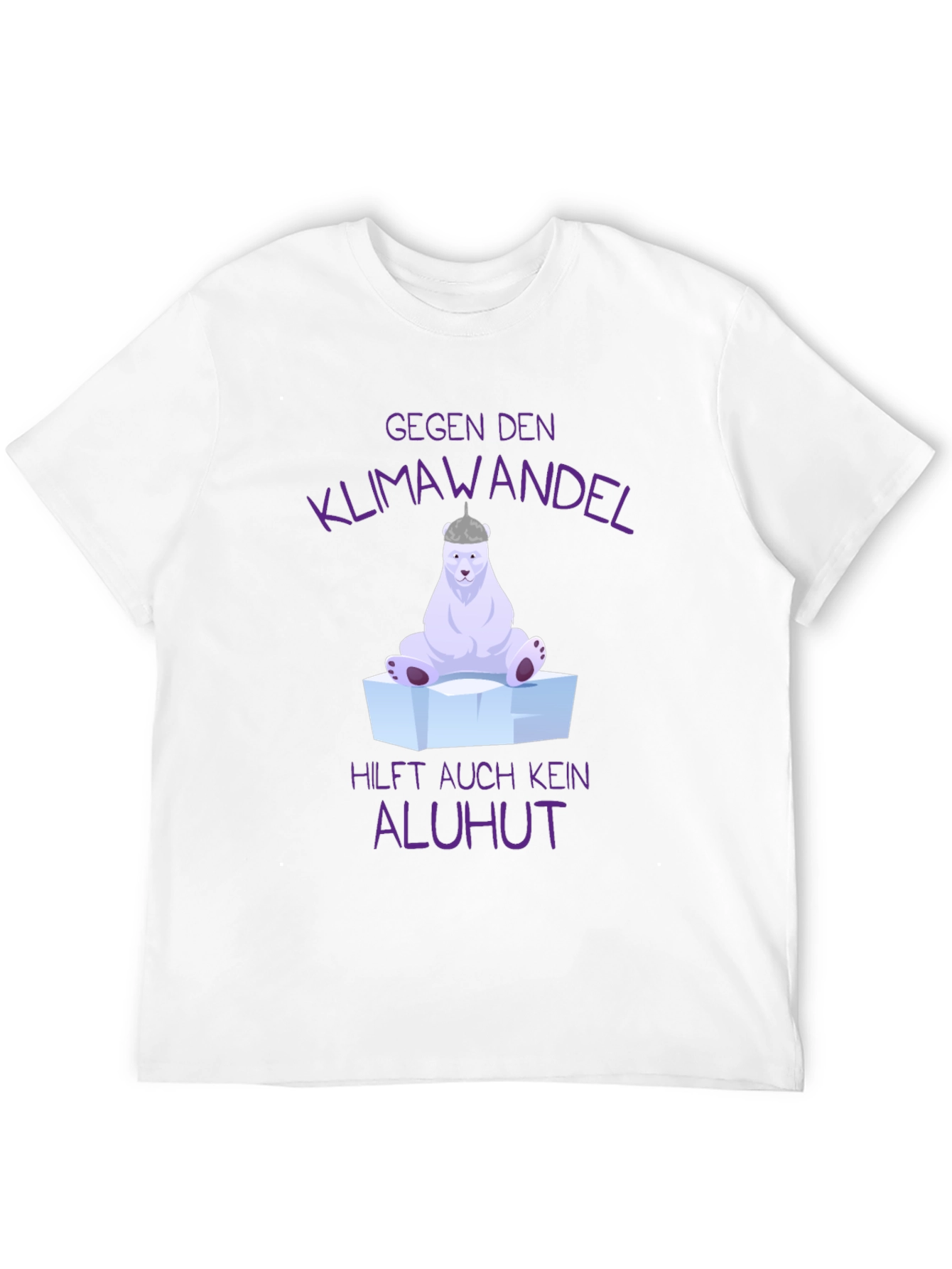 Climate Change Polar Bear Graphic T-Shirt