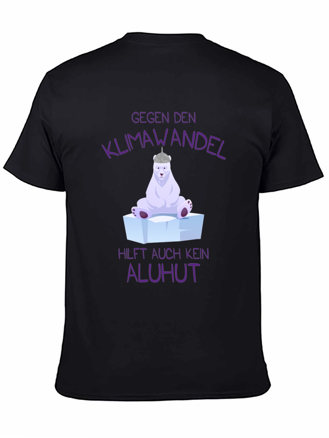 Climate Change Polar Bear Graphic T-Shirt