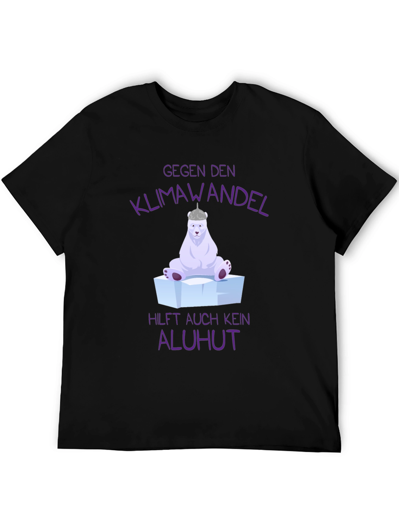 Climate Change Polar Bear Graphic T-Shirt