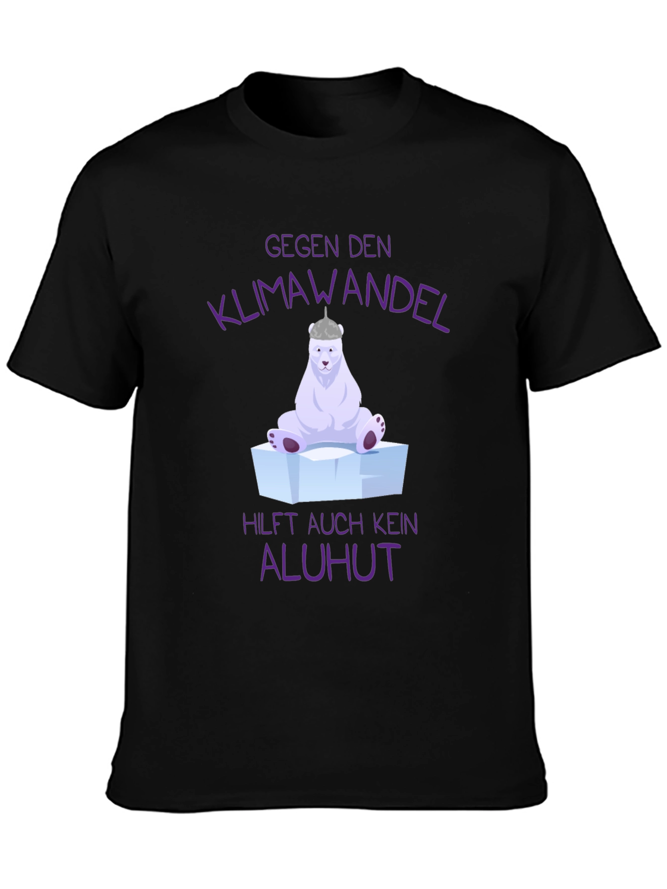 Climate Change Polar Bear Graphic T-Shirt