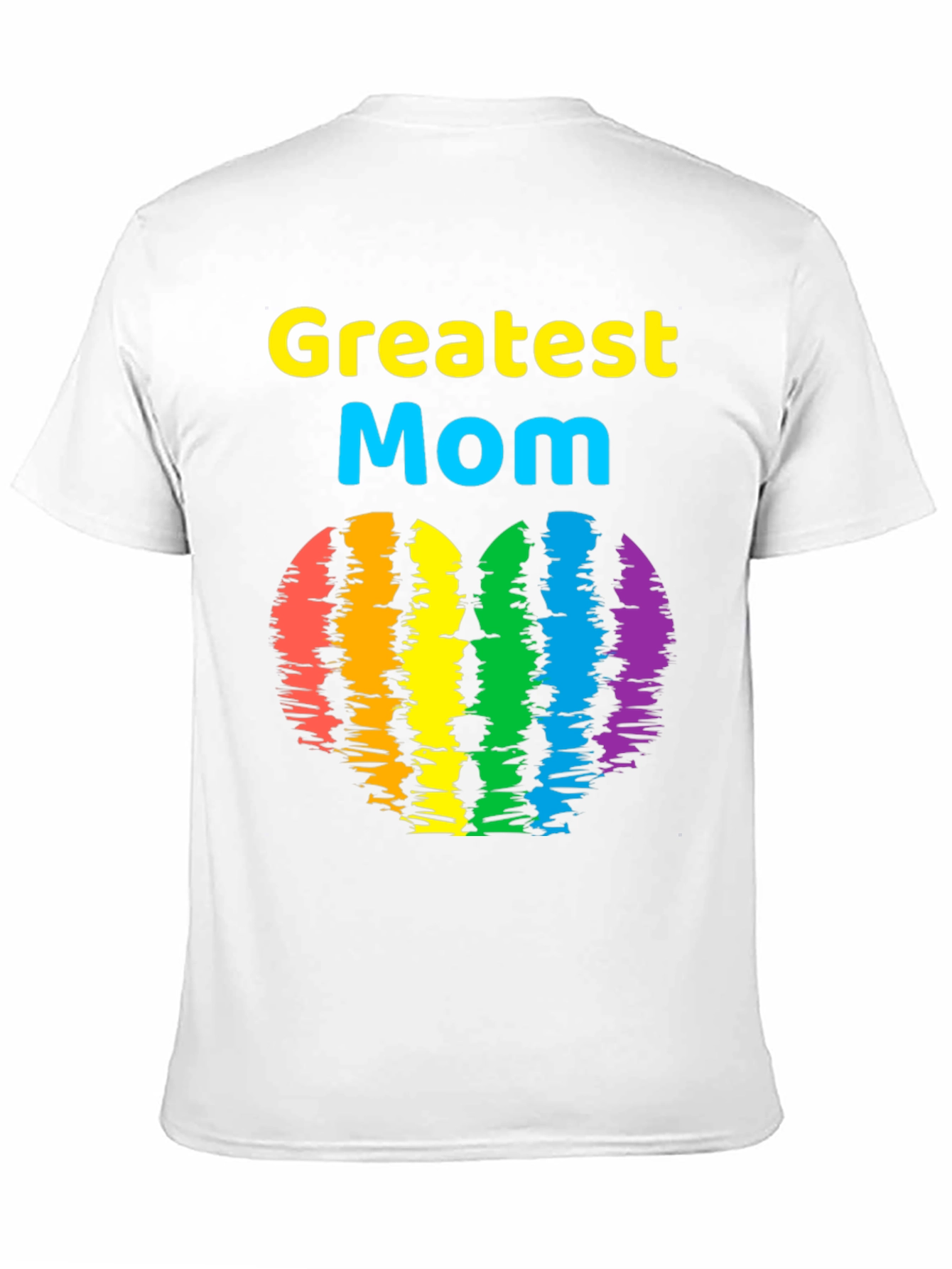 Greatest Mom Rainbow Heart T-Shirt