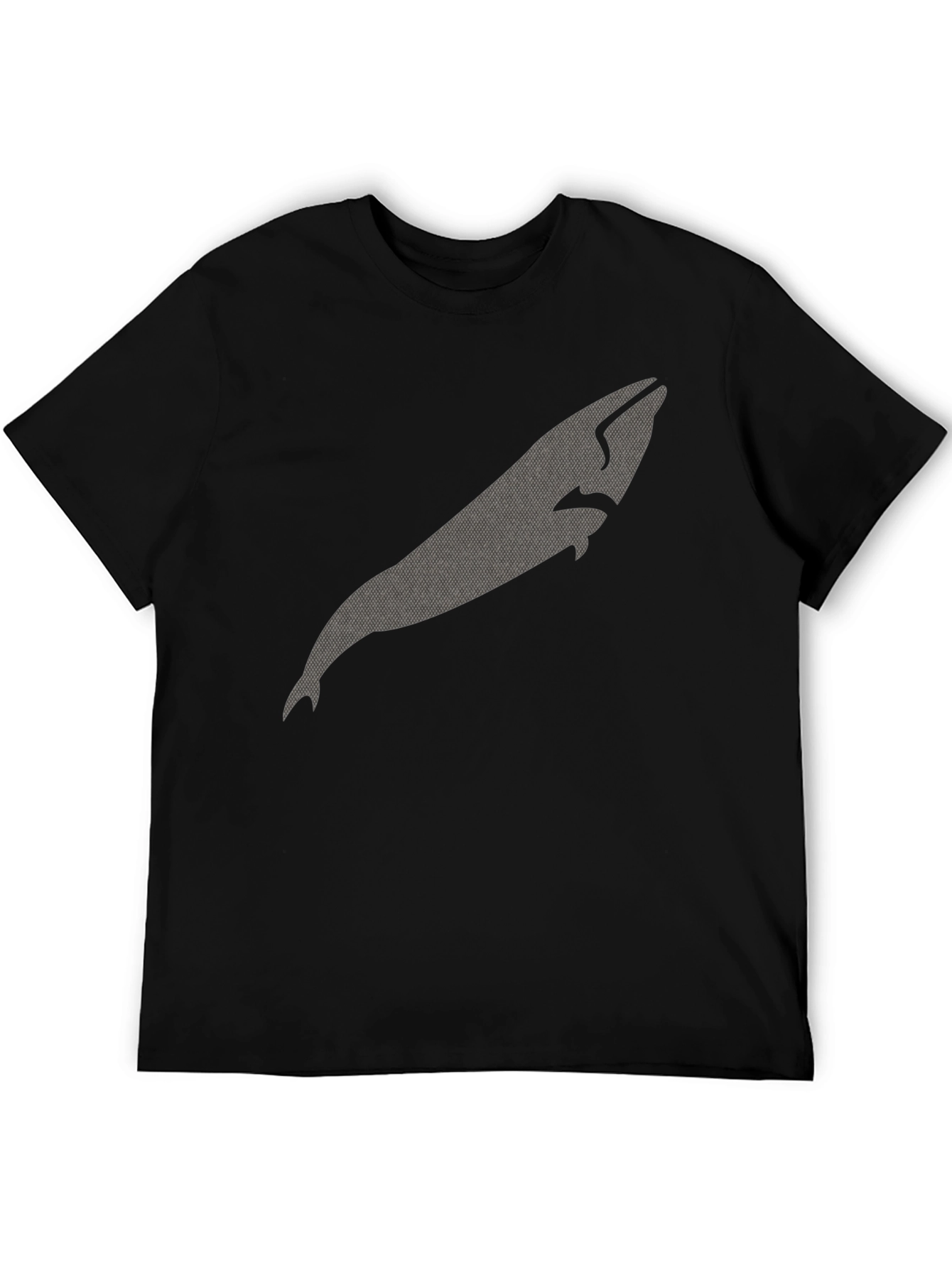 Whale Graphic Black T-Shirt
