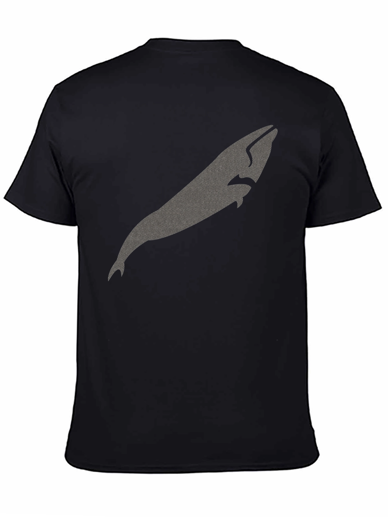 Whale Graphic Black T-Shirt